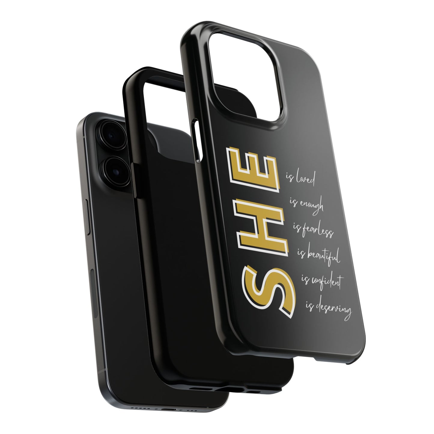 SHE Is Enough, Confident, Beautiful, Loved Phone Case