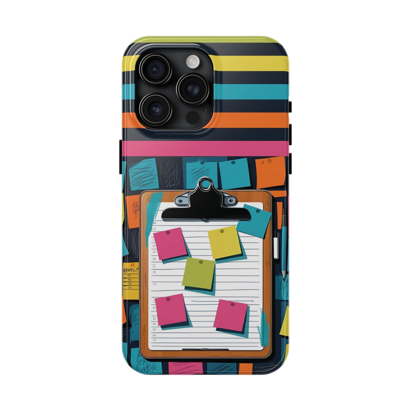 Clipboard Sticky Notes Phone Case
