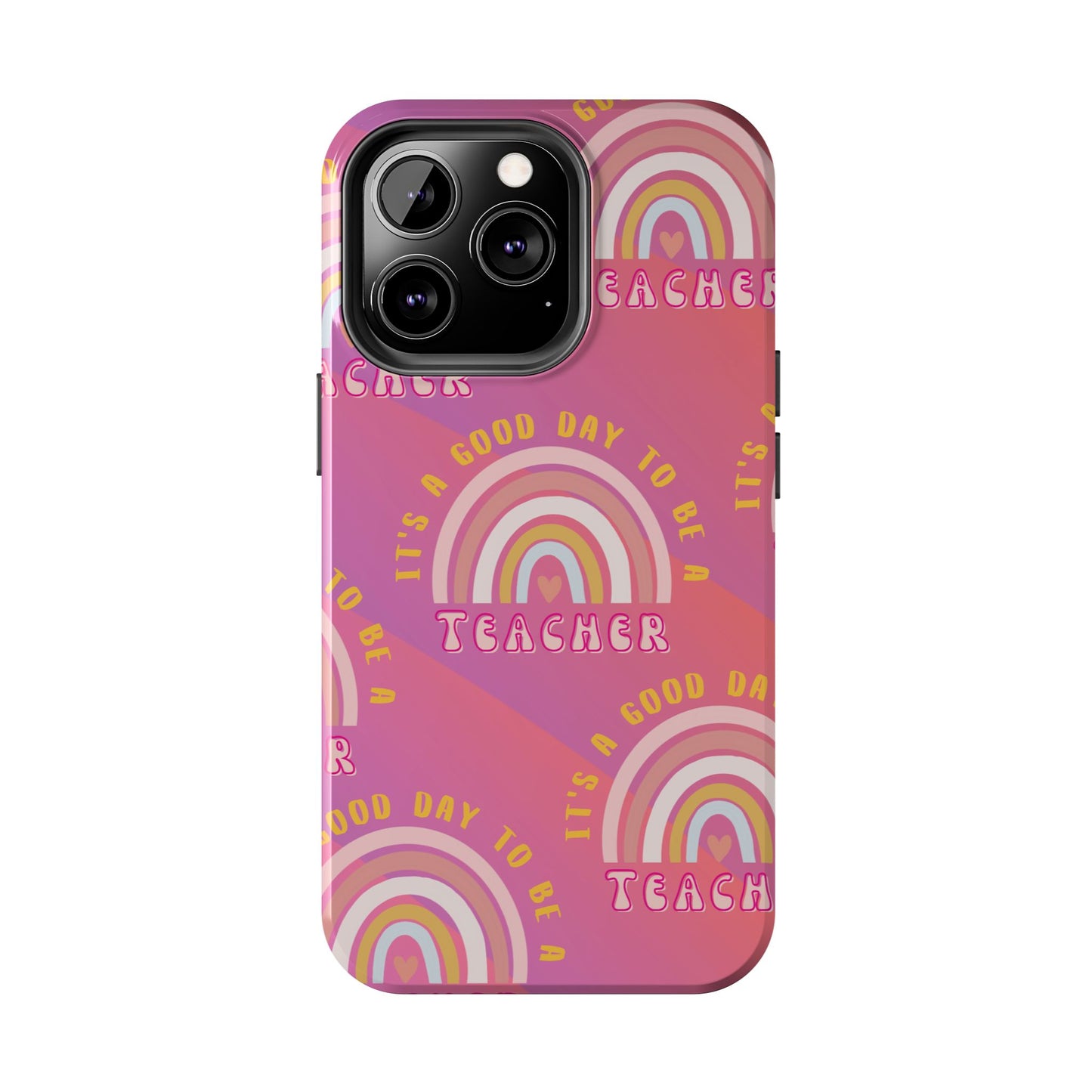 Teacher Rainbow iPhone Case