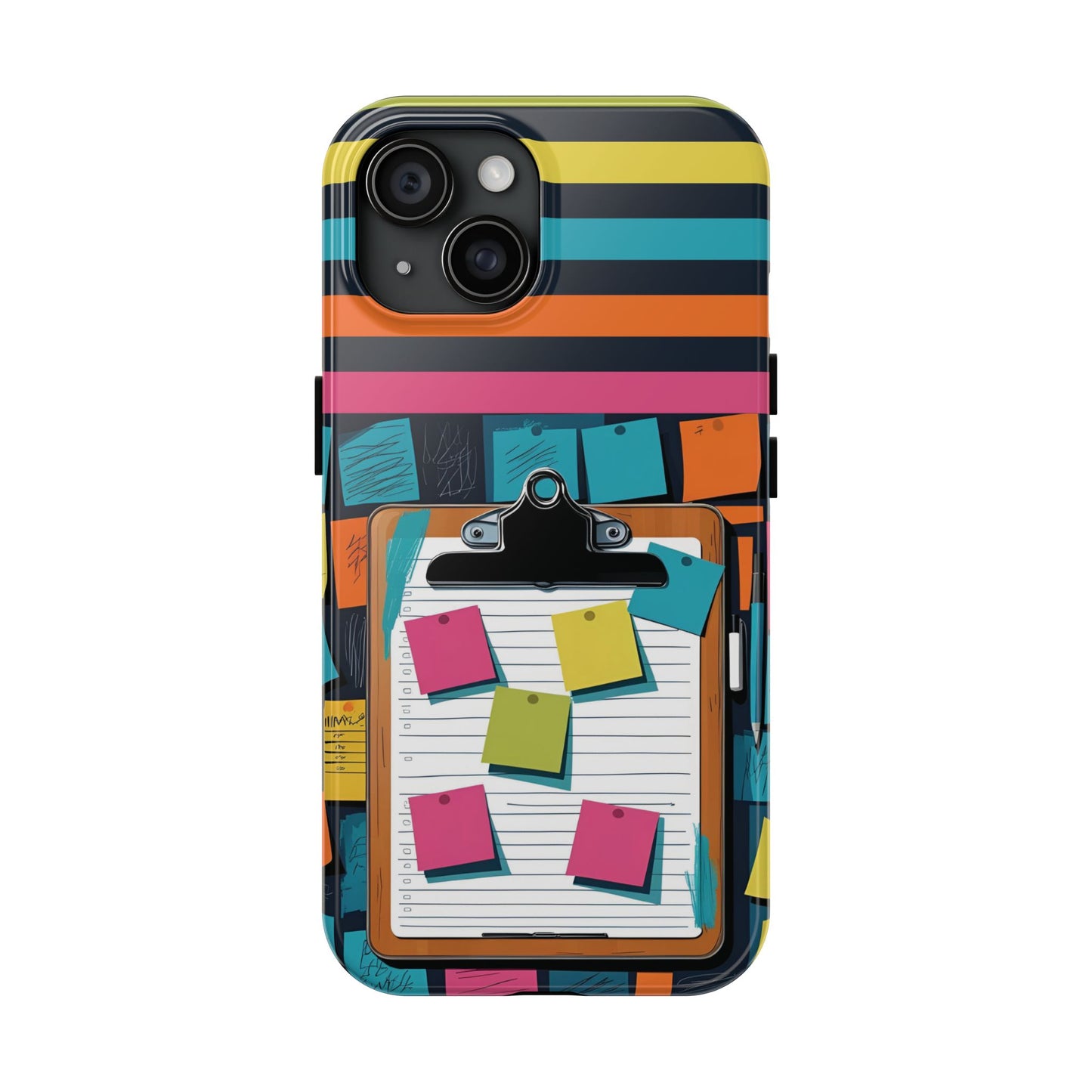 Clipboard Sticky Notes Phone Case