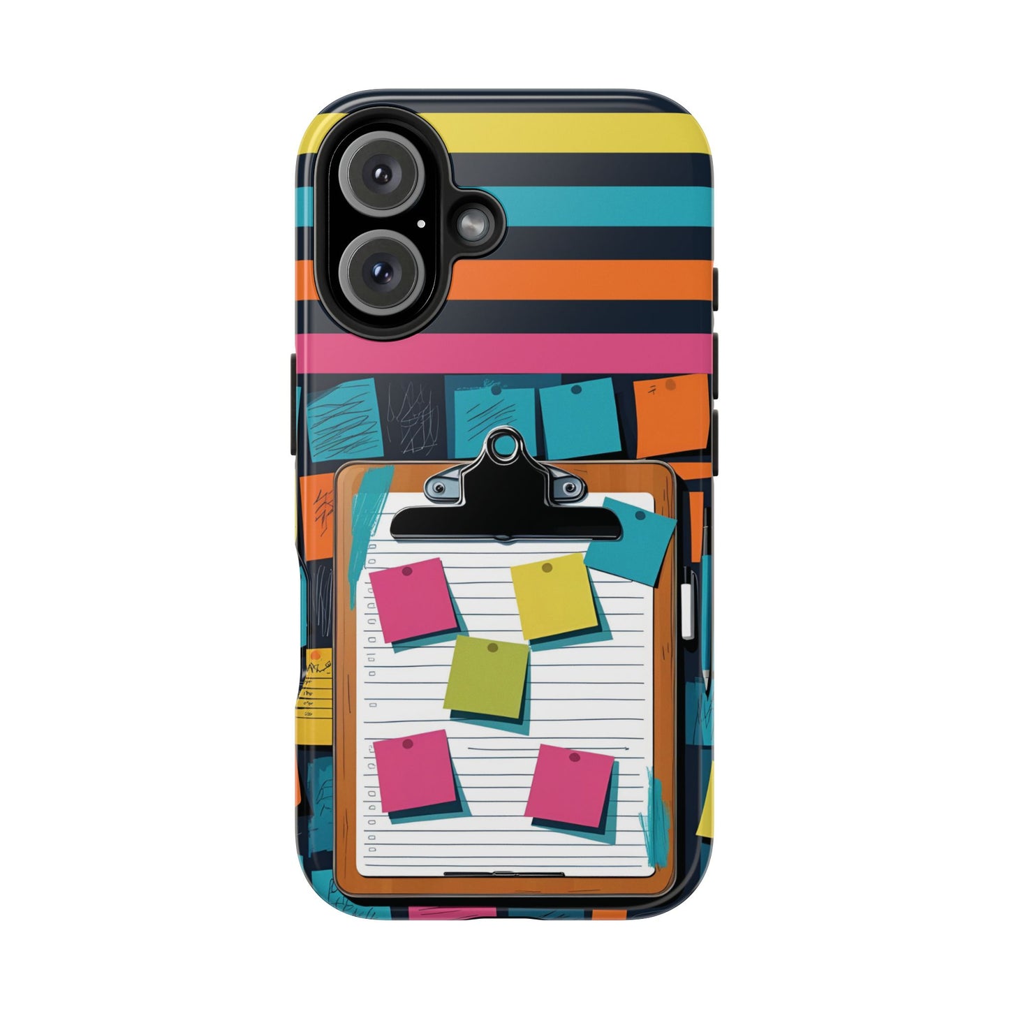 Clipboard Sticky Notes Phone Case