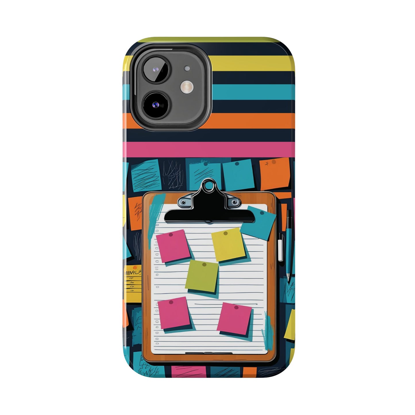 Clipboard Sticky Notes Phone Case