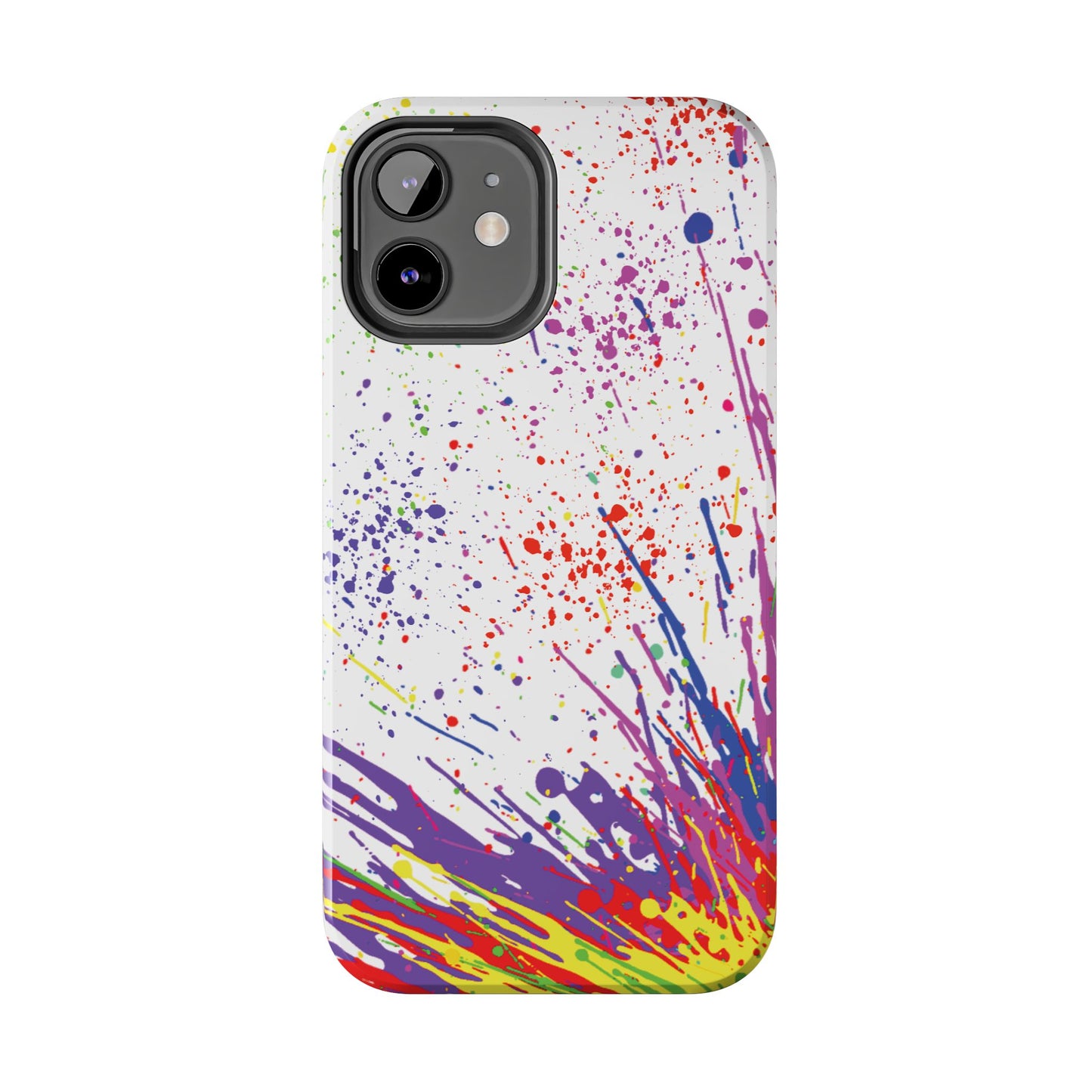 Colorful Paint Splatter iPhone Case