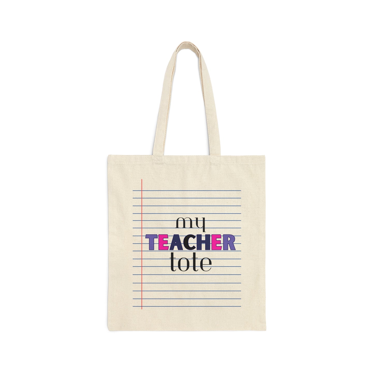Teacher Tote Bag - My Teacher Tote - Amor Amra