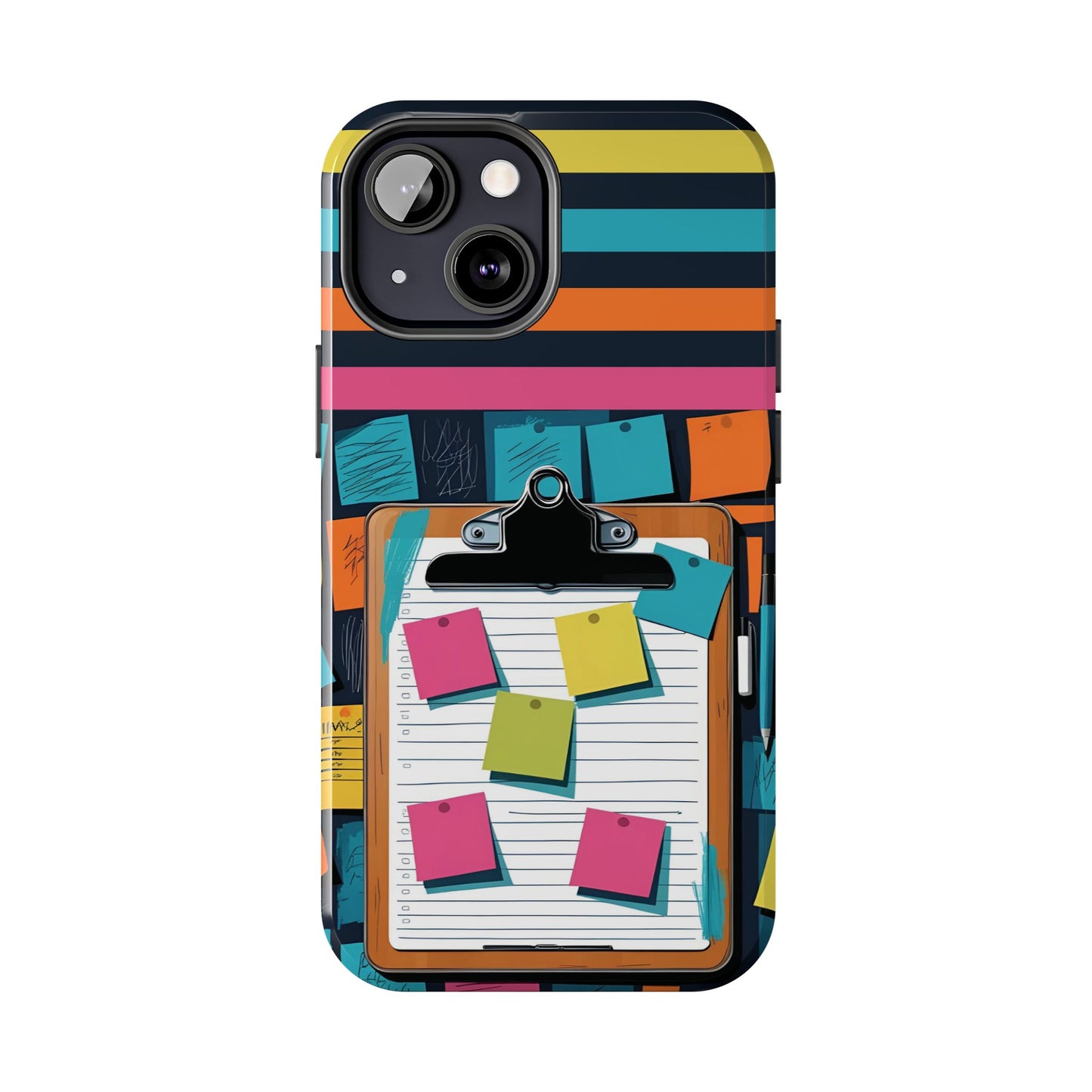 Clipboard Sticky Notes Phone Case
