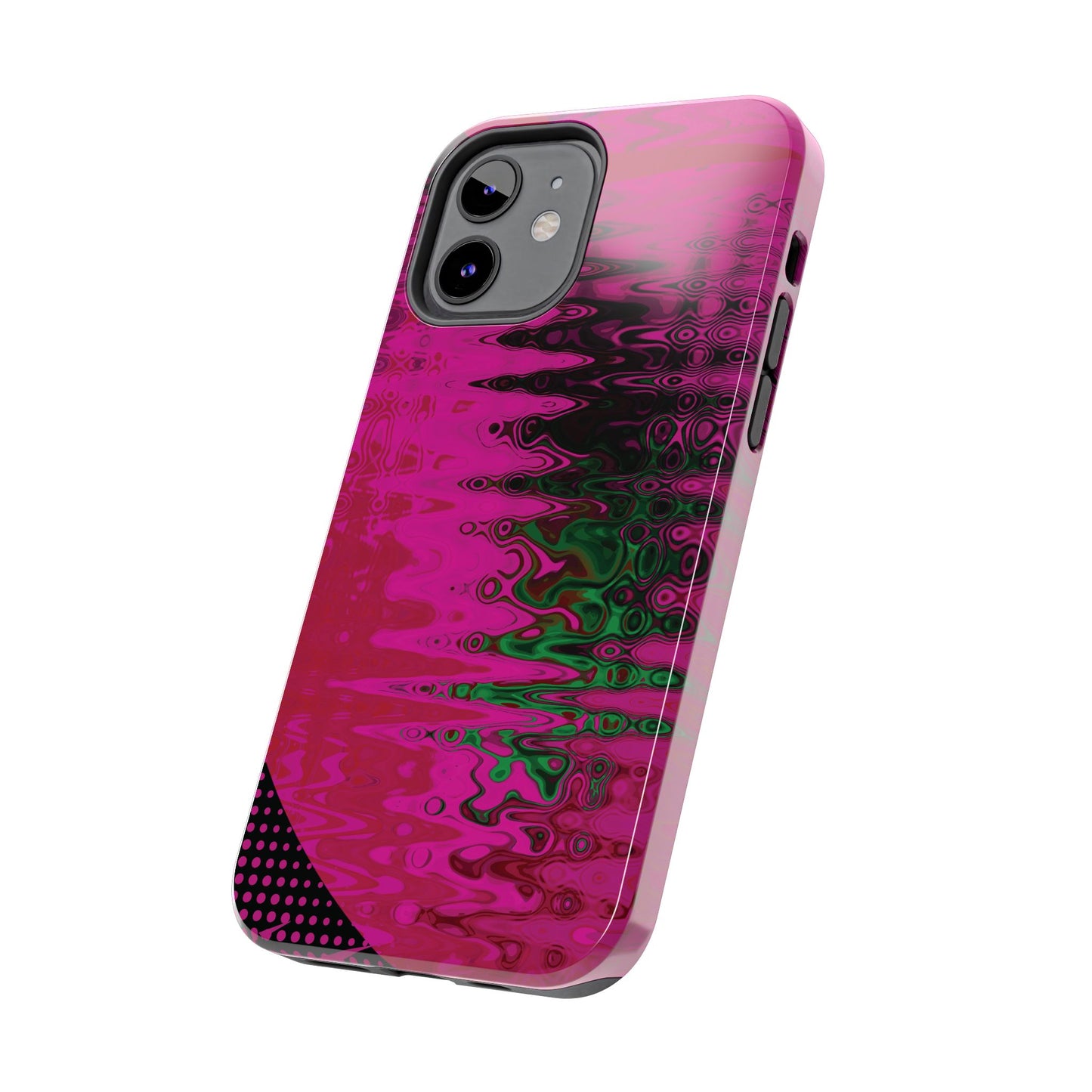Vibrant Abstract Pink iPhone Case