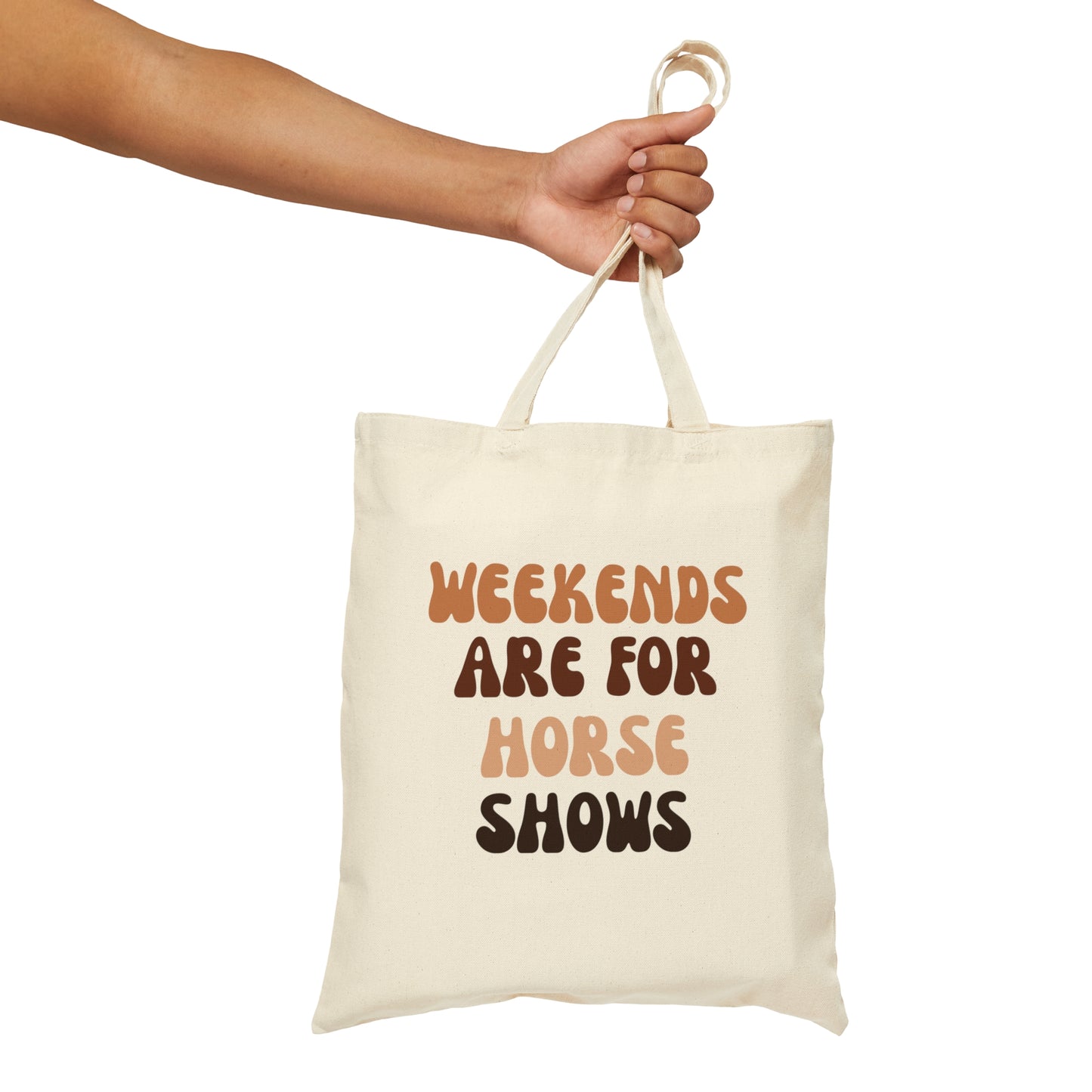 Horse Tote | Weekends Are For Horse Shows Bag - Amor Amra