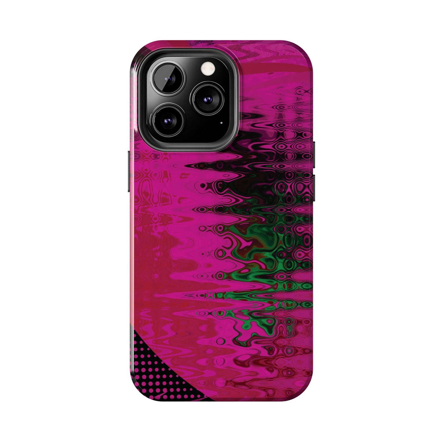 Vibrant Abstract Pink iPhone Case