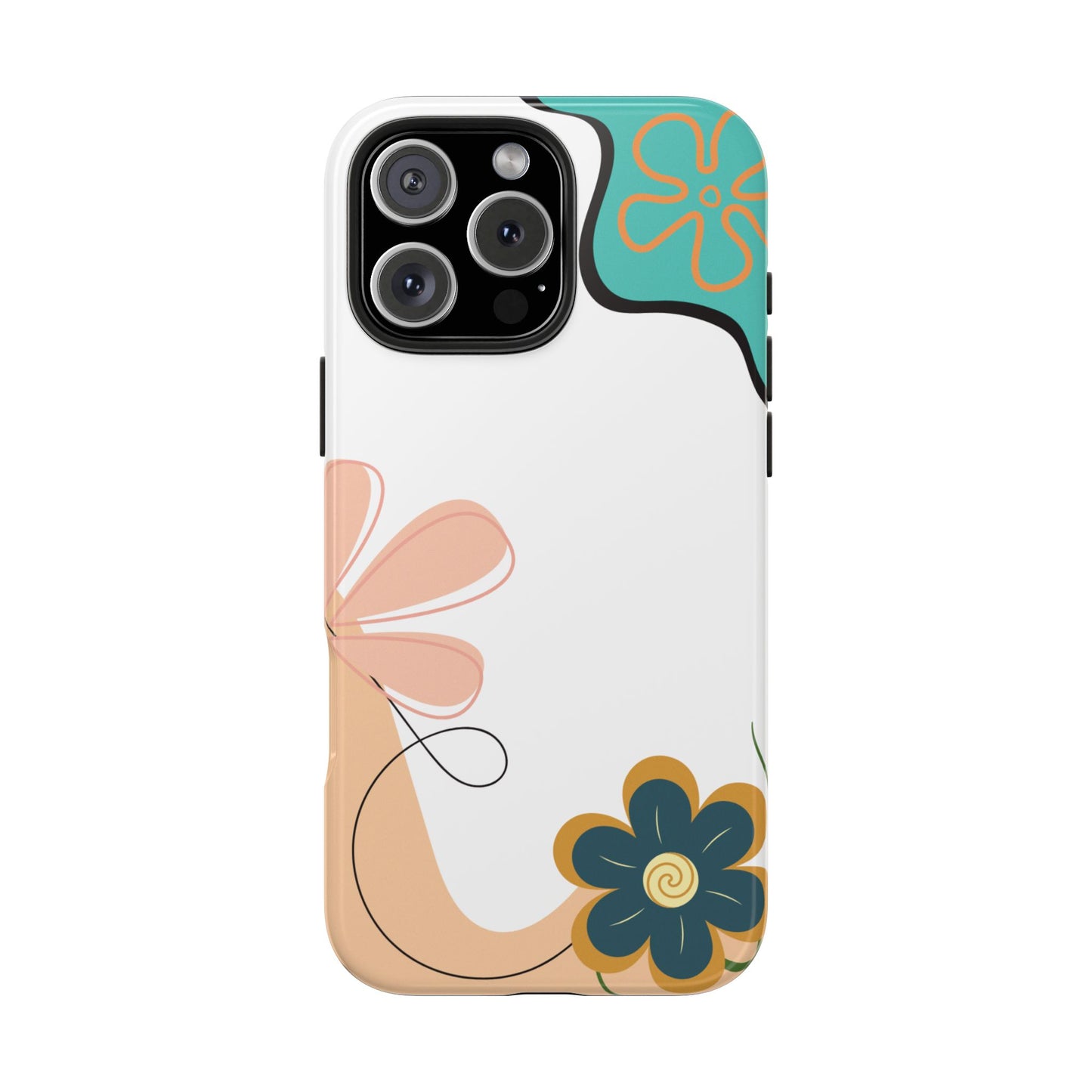 Retro Boho Floral iPhone Case