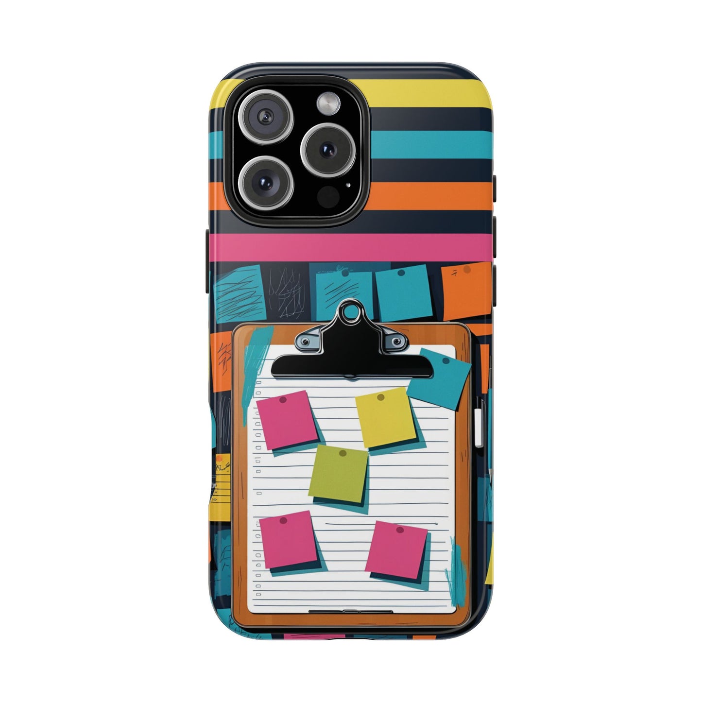 Clipboard Sticky Notes Phone Case