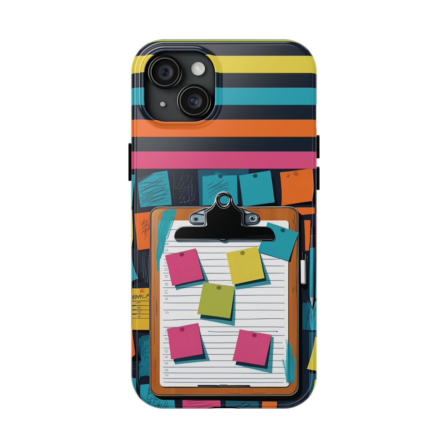 Clipboard Sticky Notes Phone Case