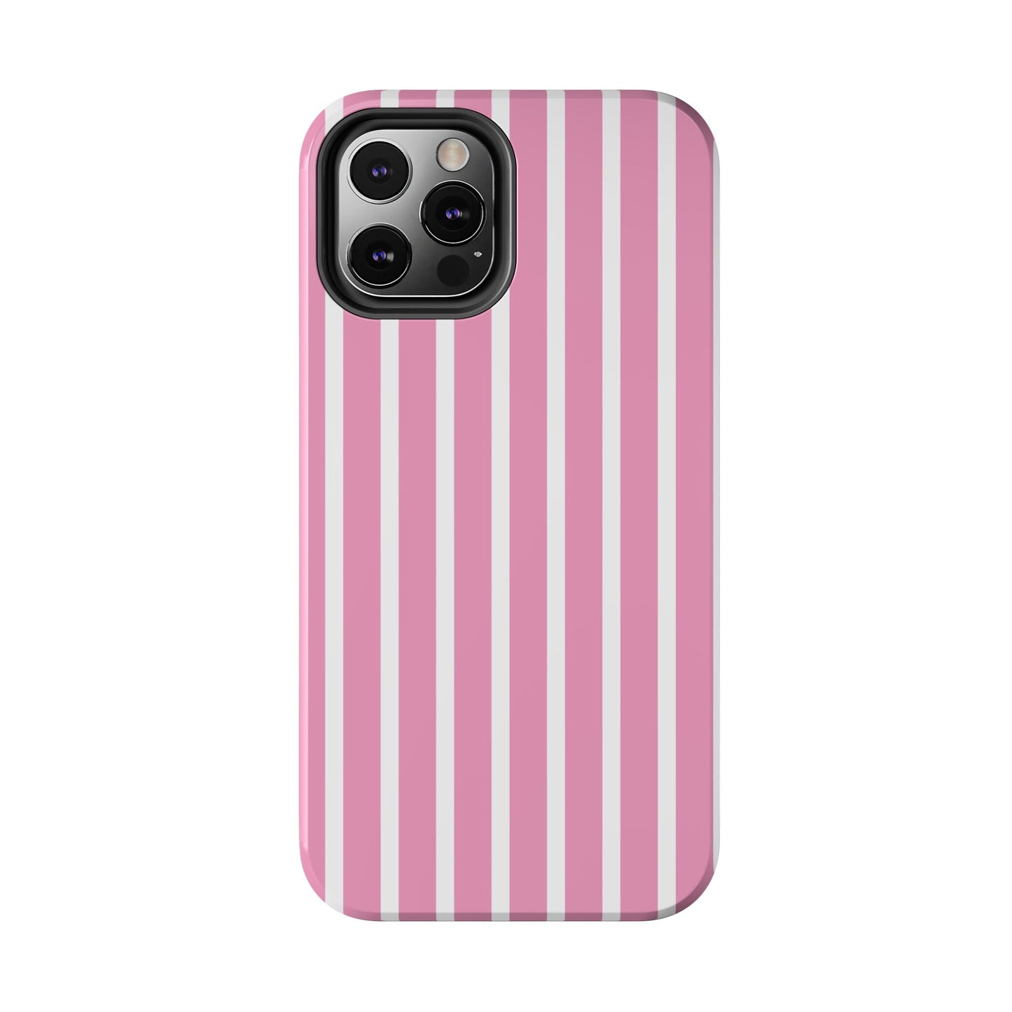 Pink Striped iPhone Case