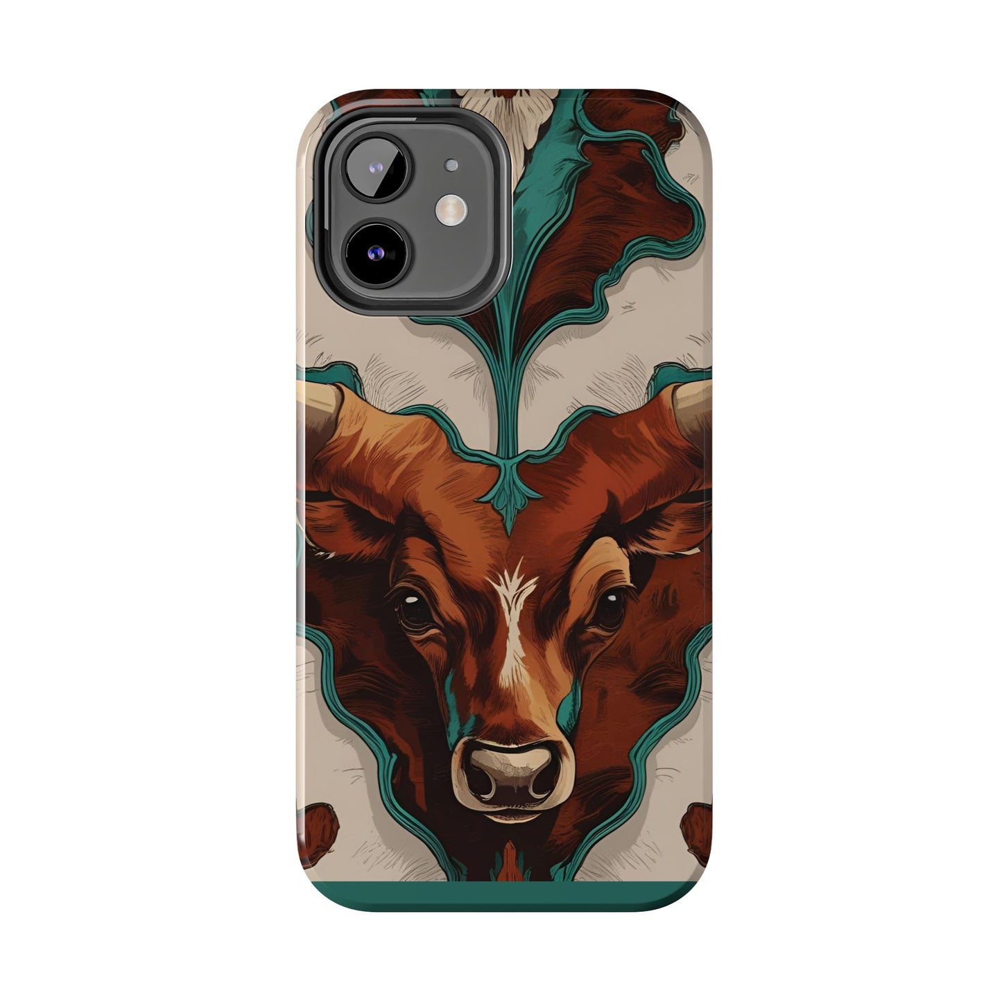 Western Longhorn Bull Phone Case