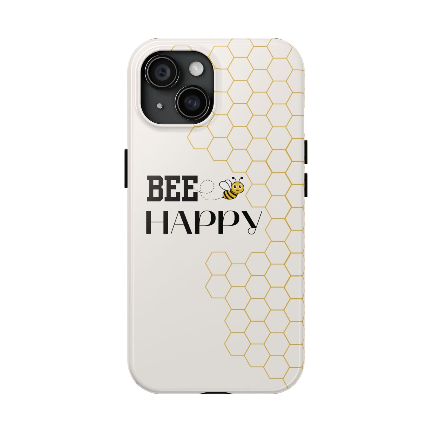 Bumblebee Honeycomb Bee Happy iPhone Case