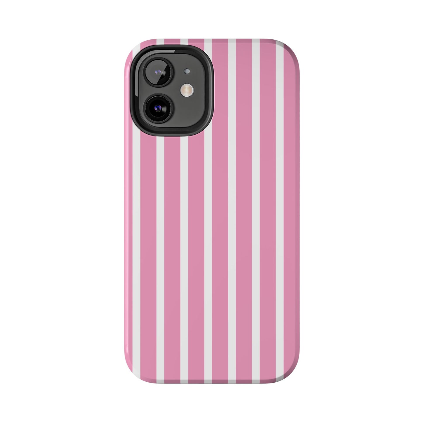 Pink Striped iPhone Case
