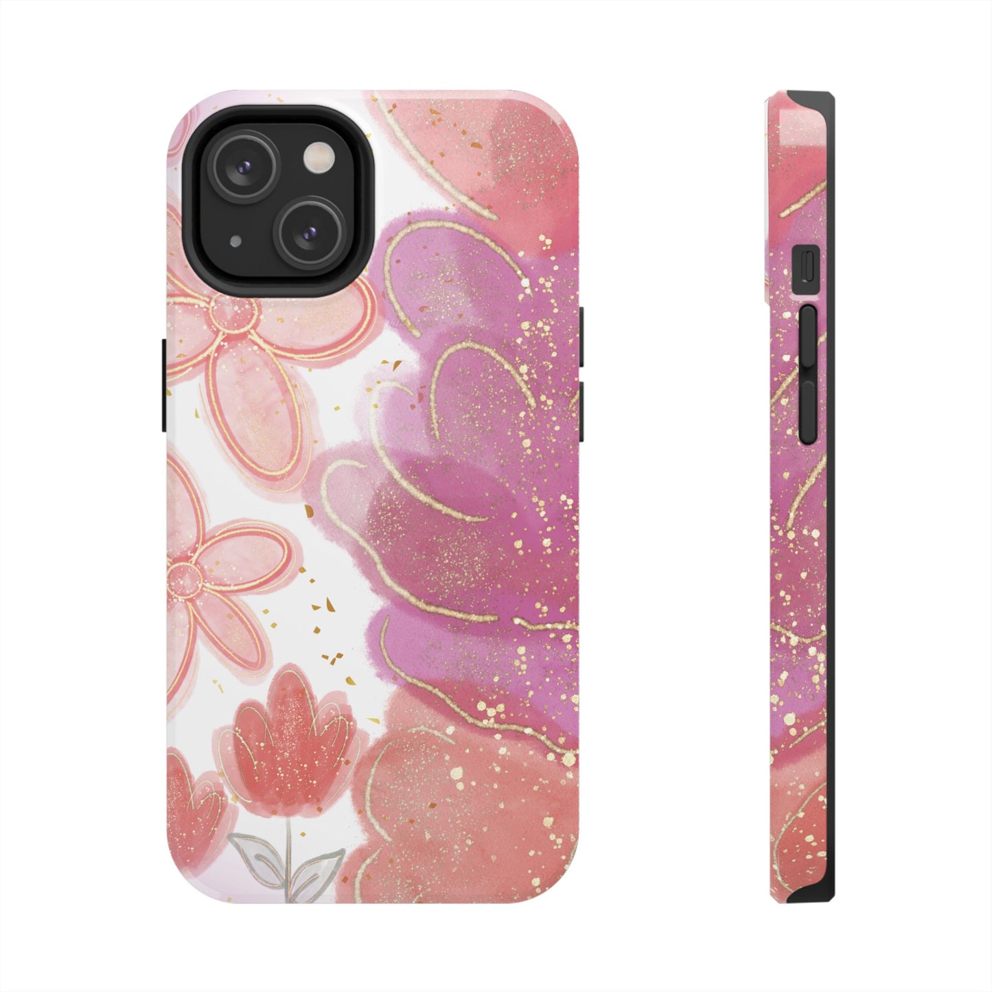 Floral Blush Pink iPhone Case