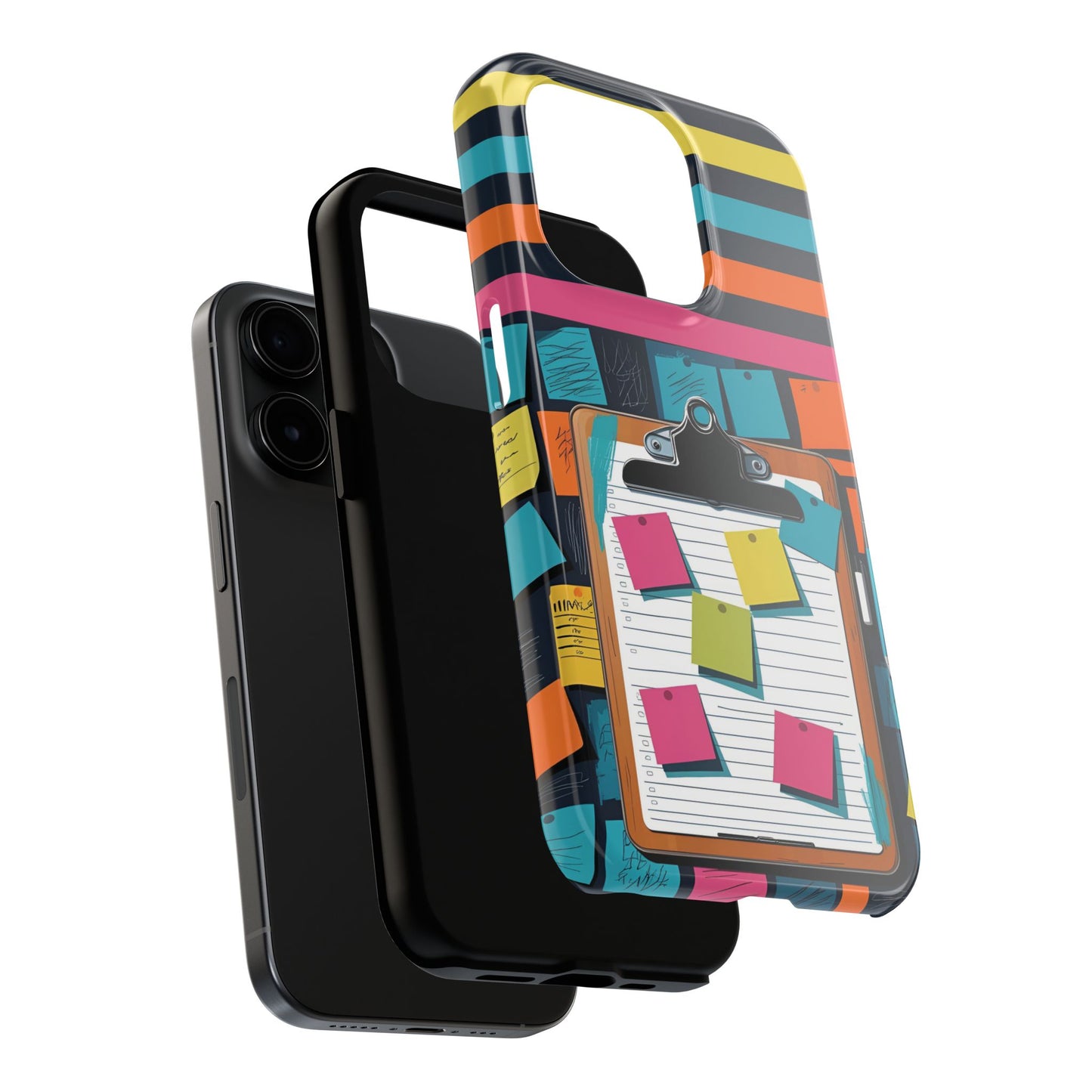 Clipboard Sticky Notes Phone Case