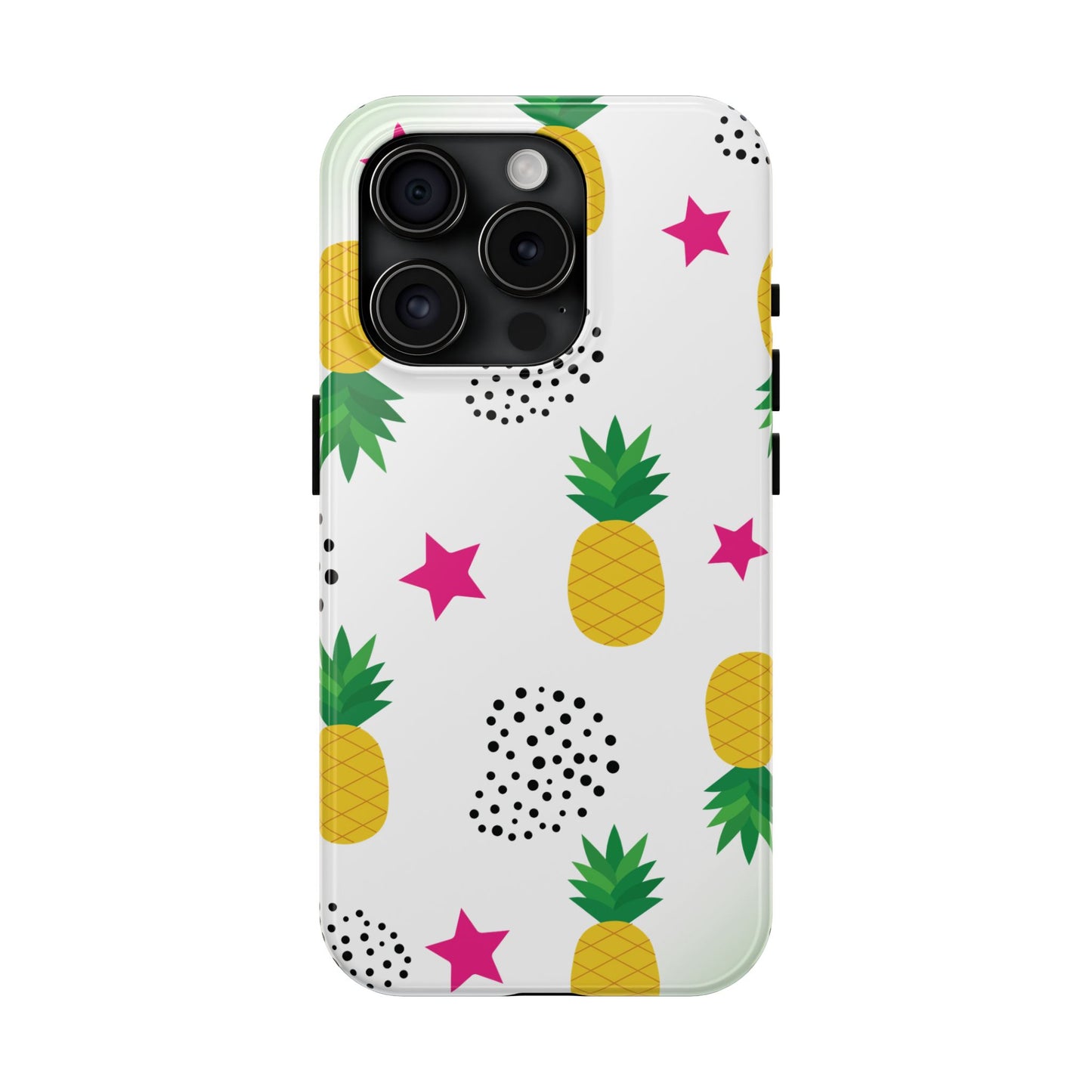 Tropical Pineapple Star iPhone Case