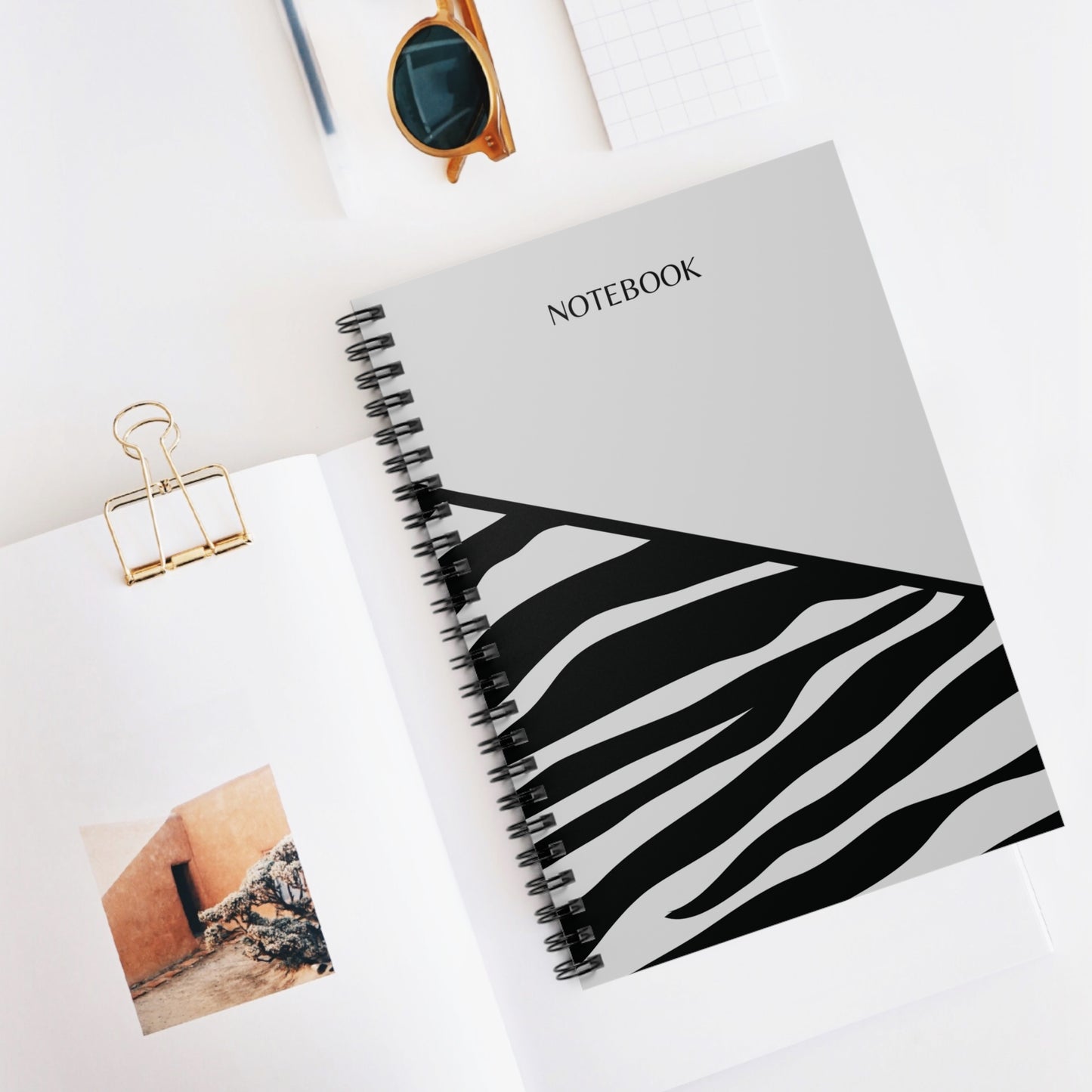 Zebra Print Notebook - Amor Amra