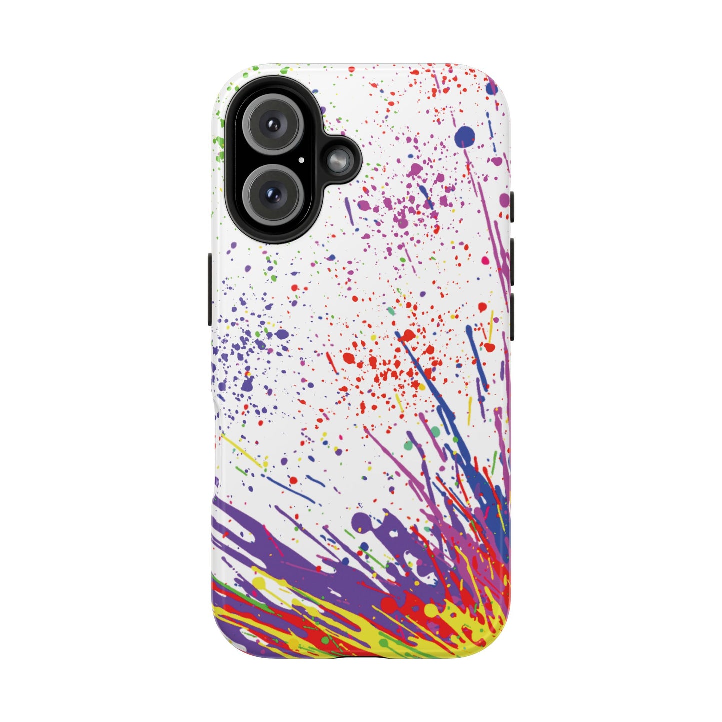 Colorful Paint Splatter iPhone Case