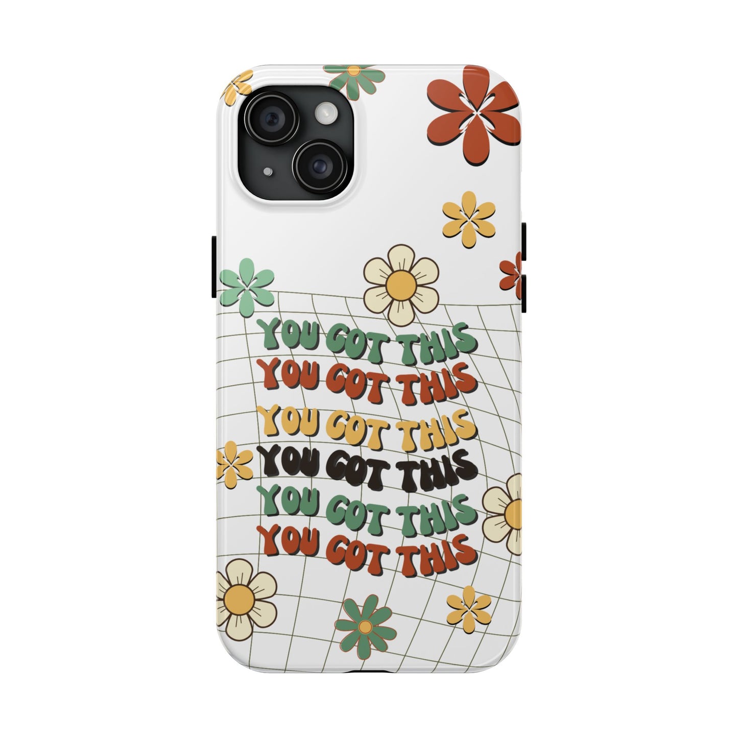 Groovy Retro You Got This iPhone Case