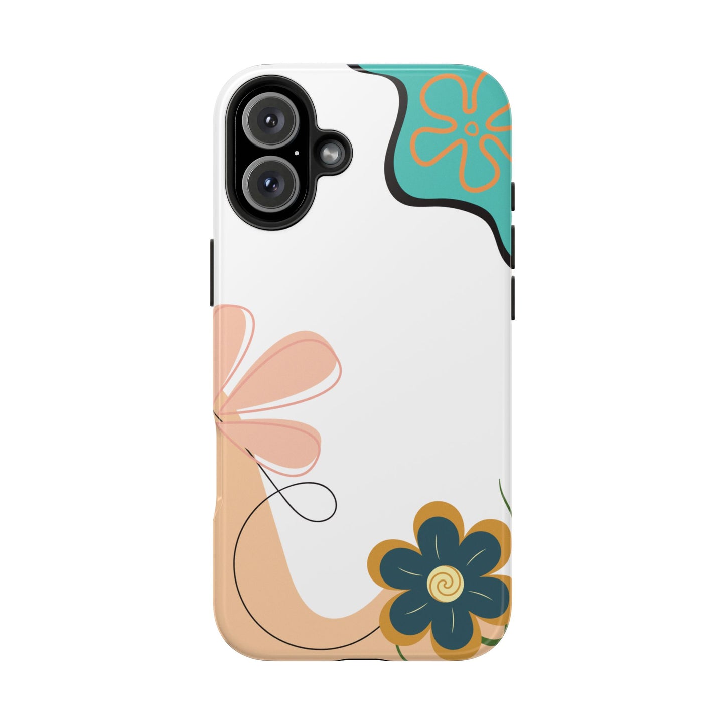 Retro Boho Floral iPhone Case