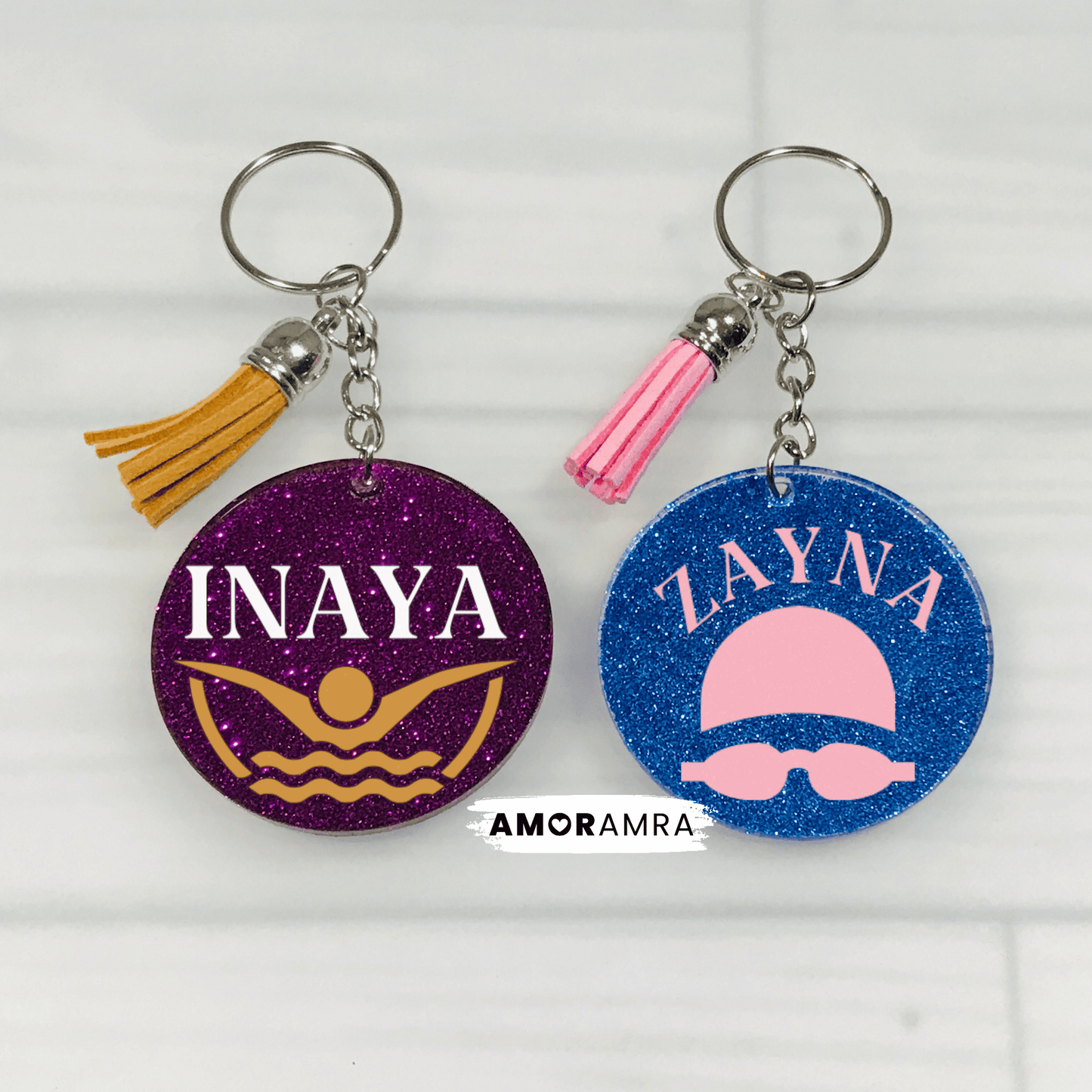 Personalized Swim Keychain | Artistic Swim Keychain