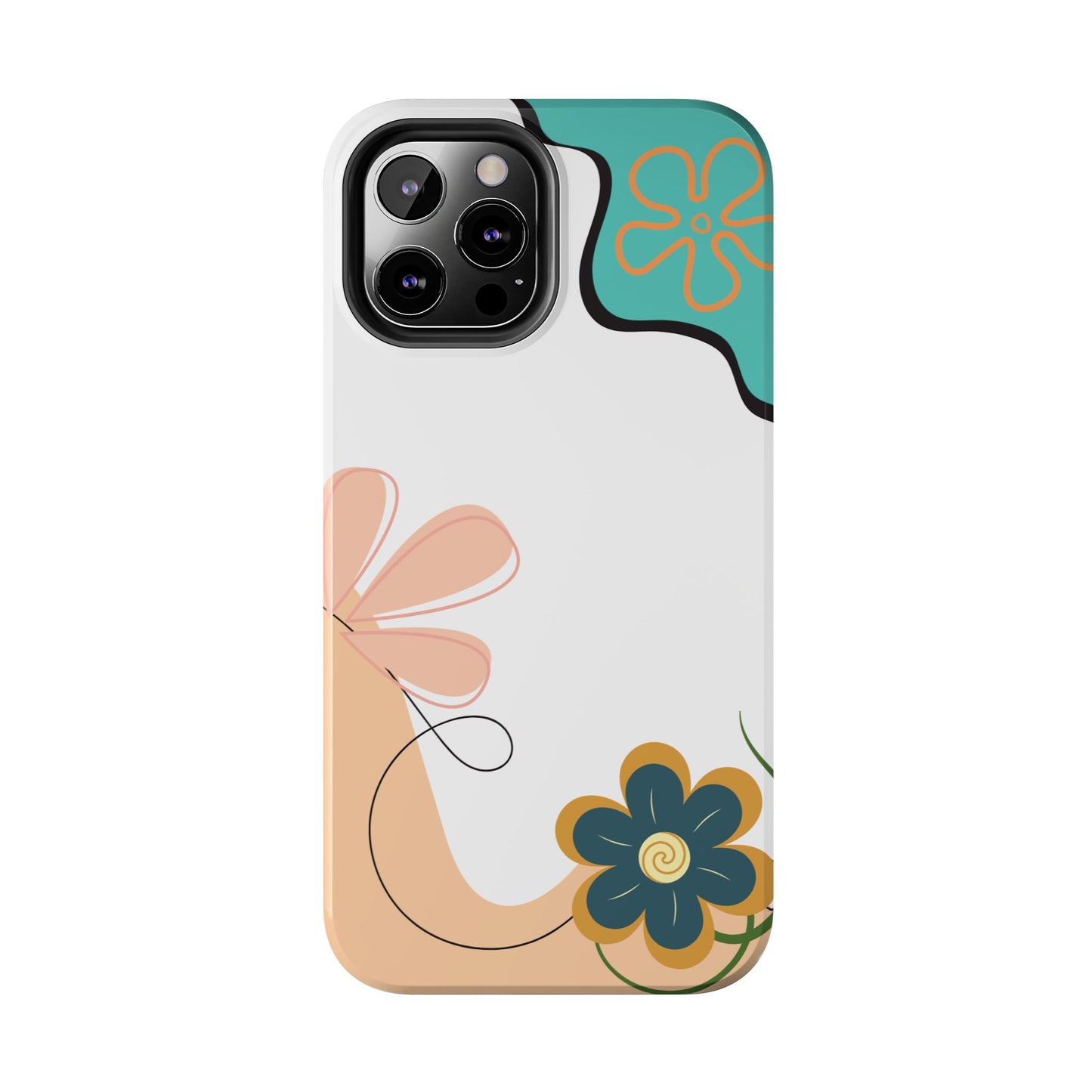 Retro Boho Floral iPhone Case