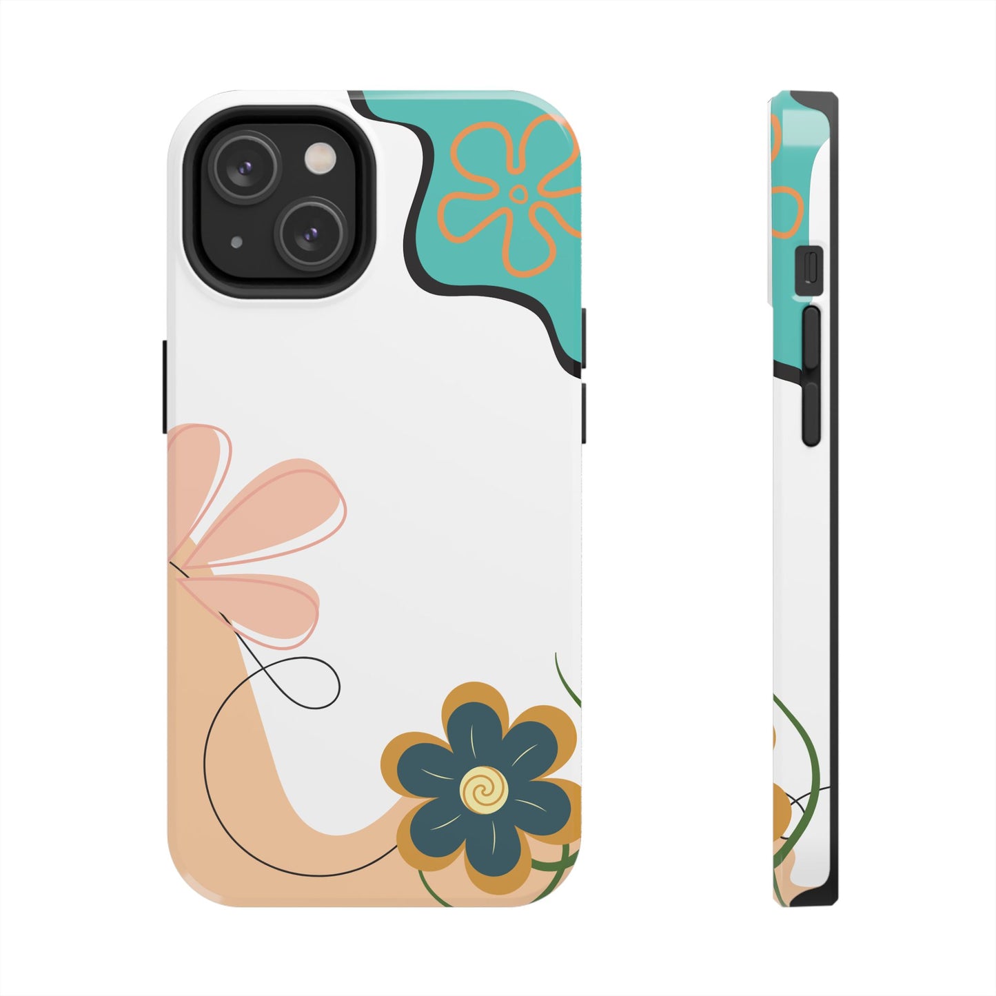 Retro Boho Floral iPhone Case
