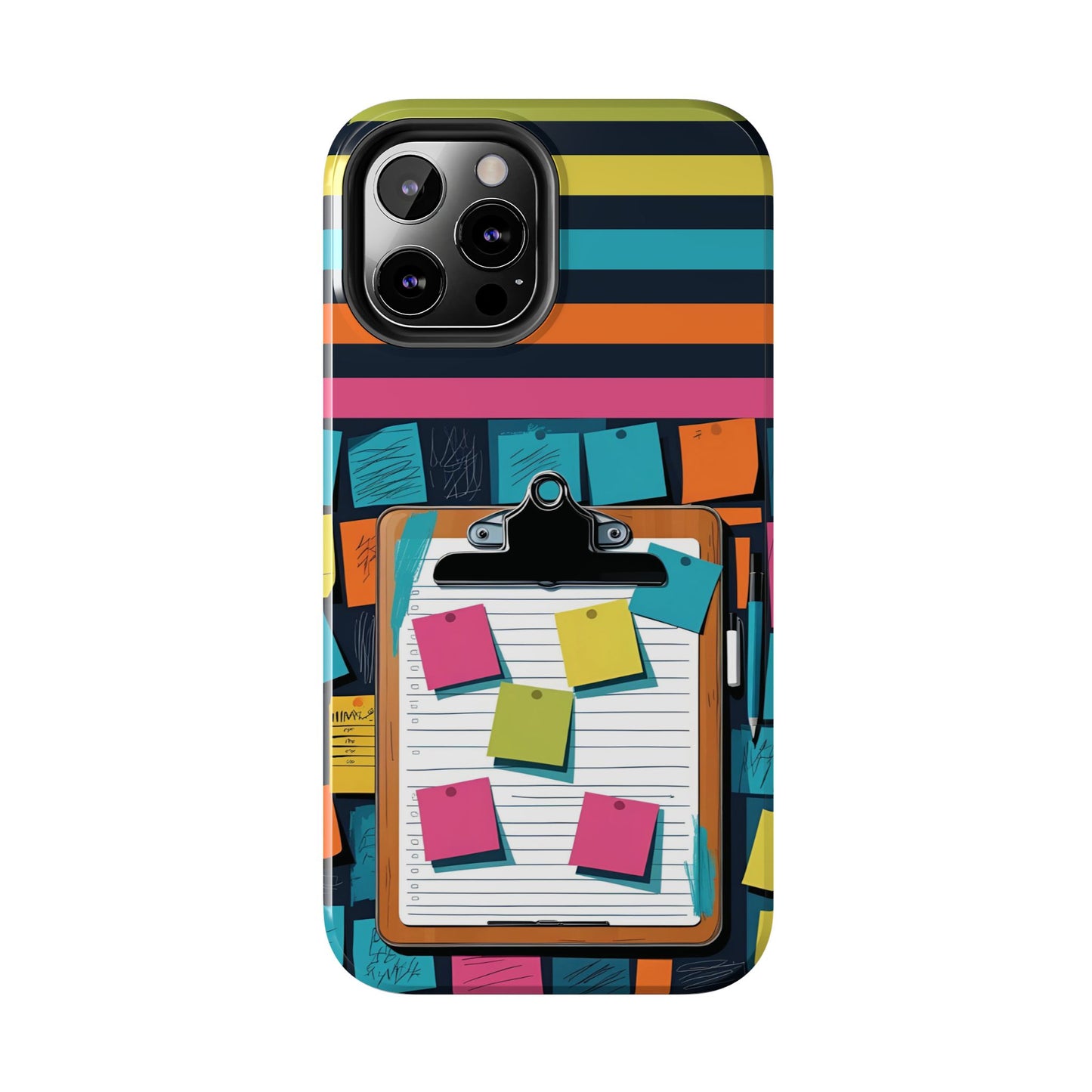 Clipboard Sticky Notes Phone Case