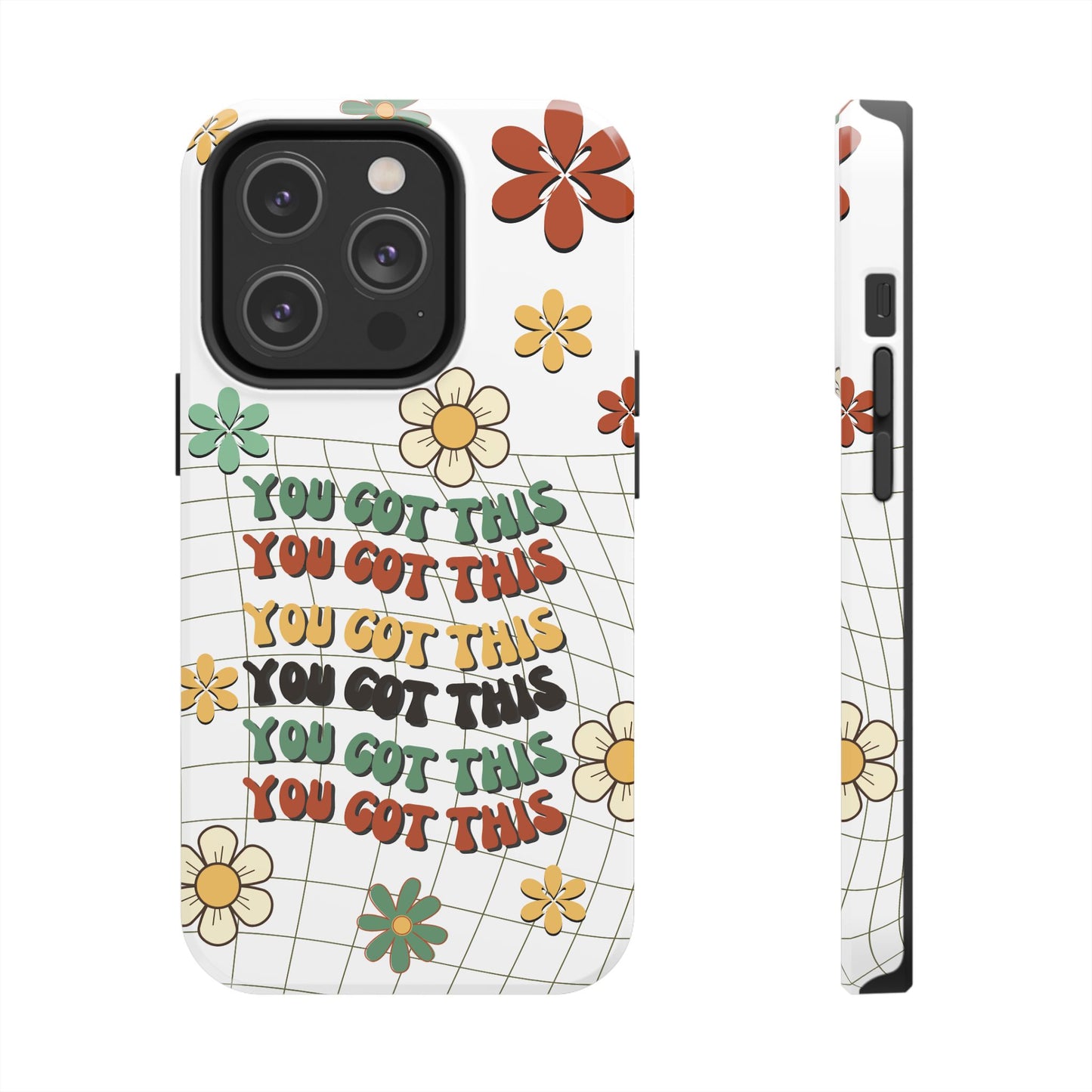 Groovy Retro You Got This iPhone Case