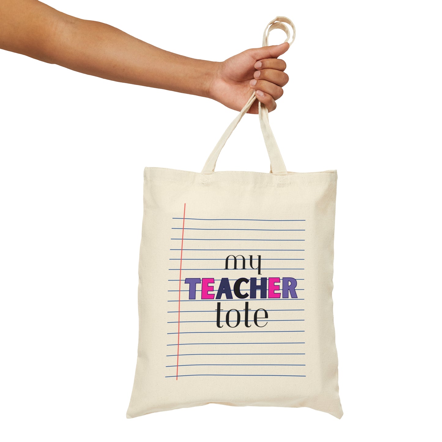 Teacher Tote Bag - My Teacher Tote - Amor Amra