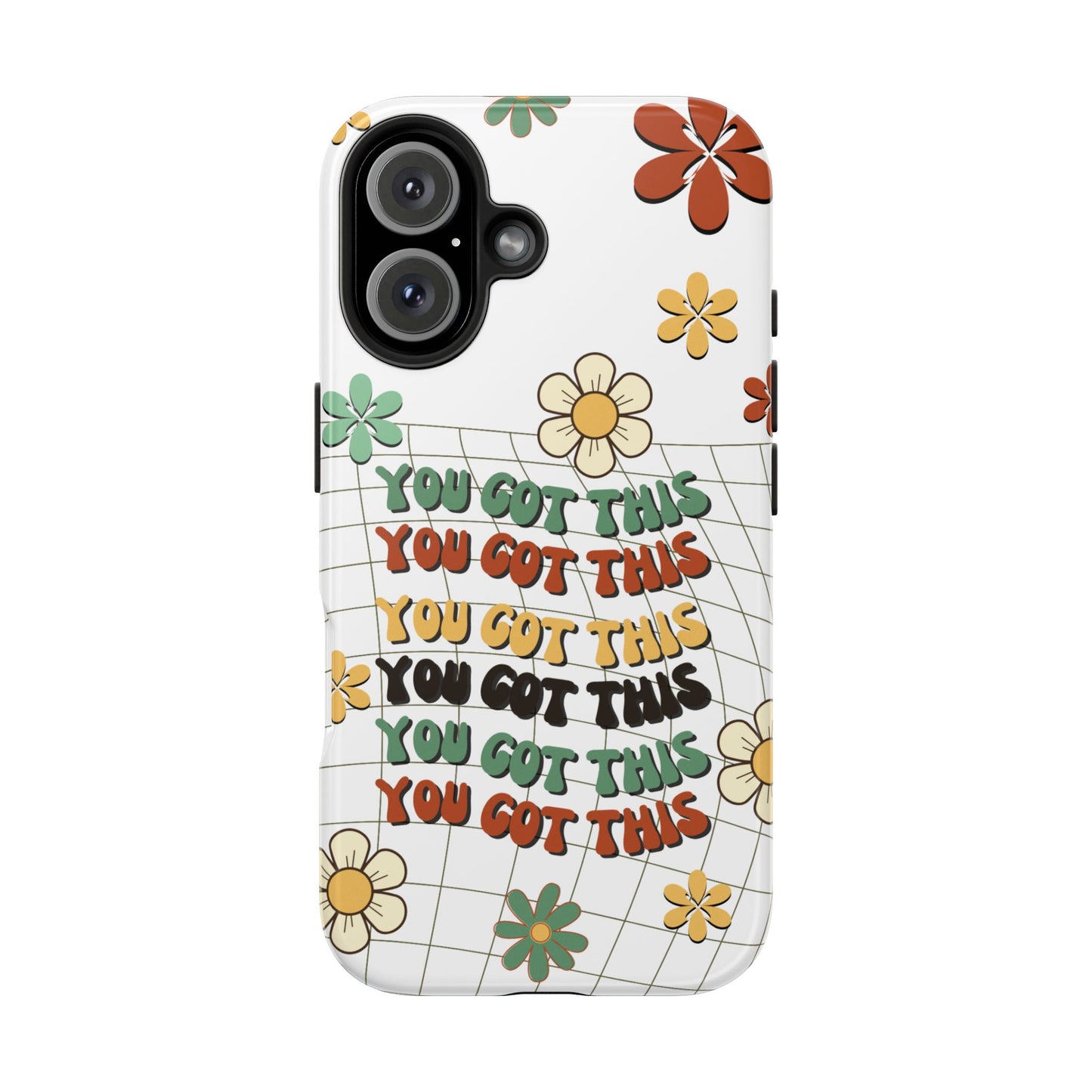 Groovy Retro You Got This iPhone Case