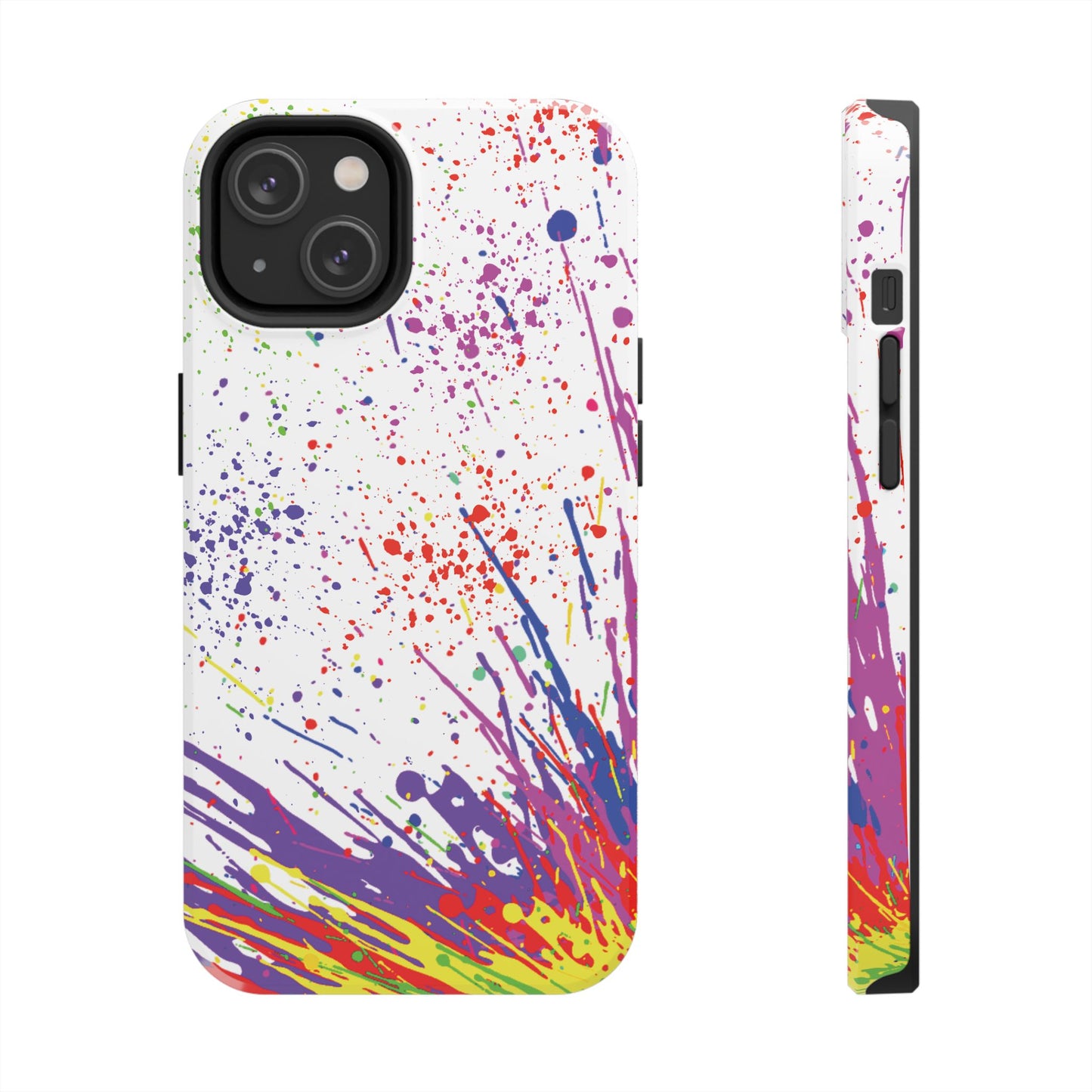 Colorful Paint Splatter iPhone Case