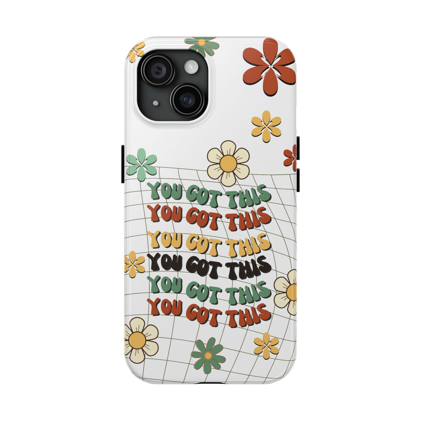 Groovy Retro You Got This iPhone Case