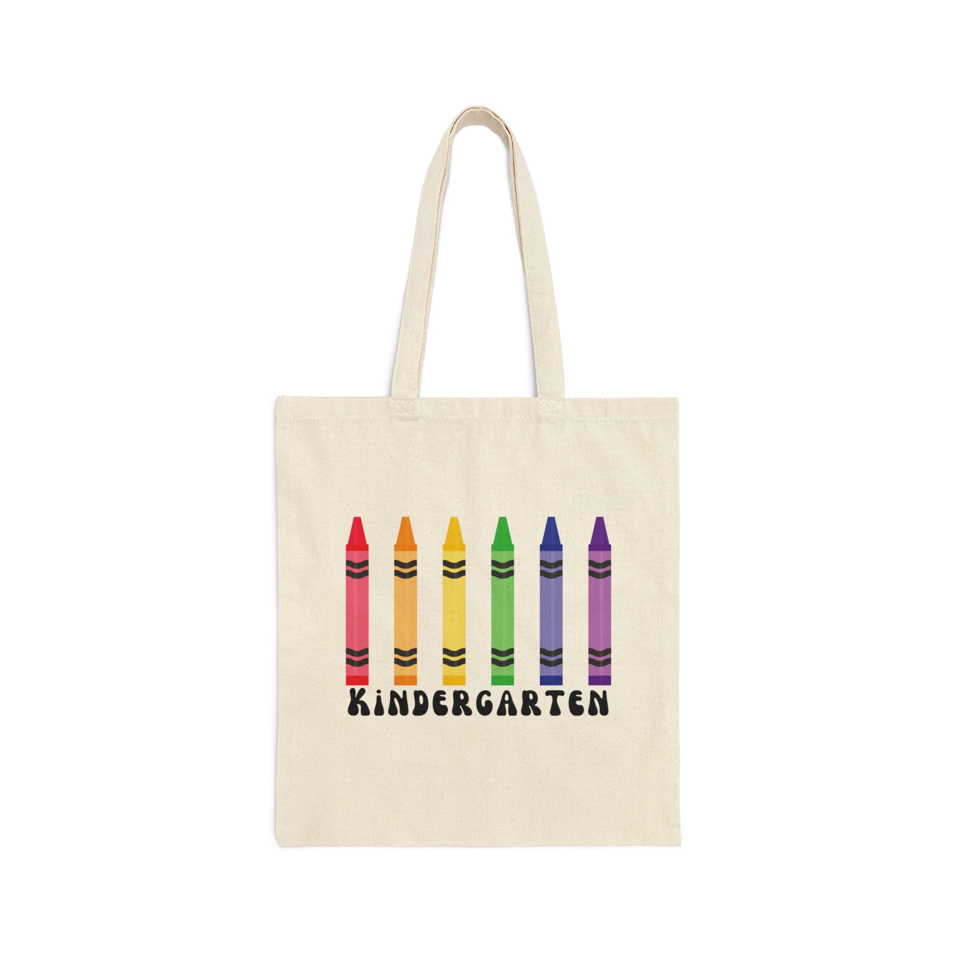 Teacher Tote Bag - Kindergarten Teacher (crayons) - Amor Amra