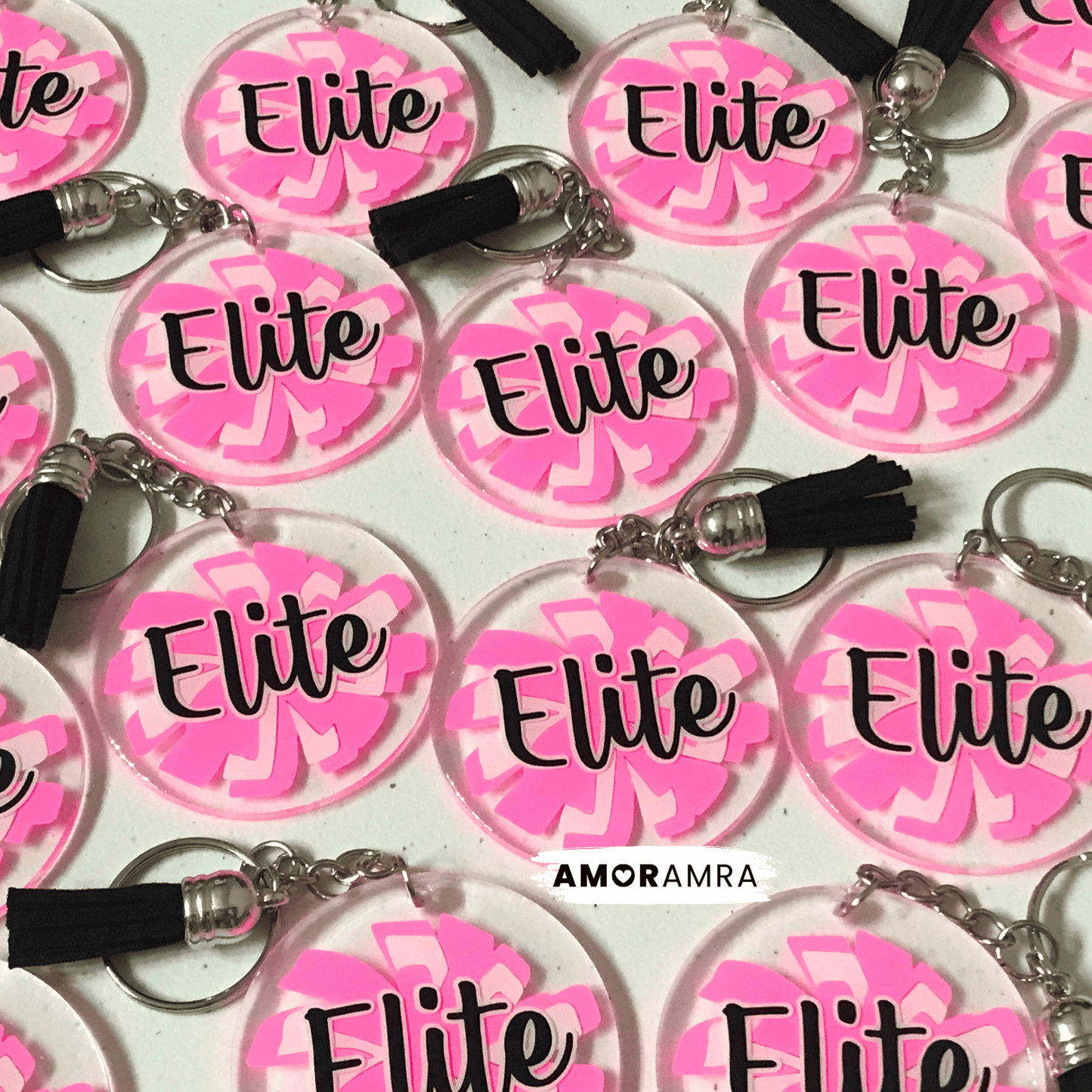 Personalized Cheerleader Keychain | Cheer Gifts