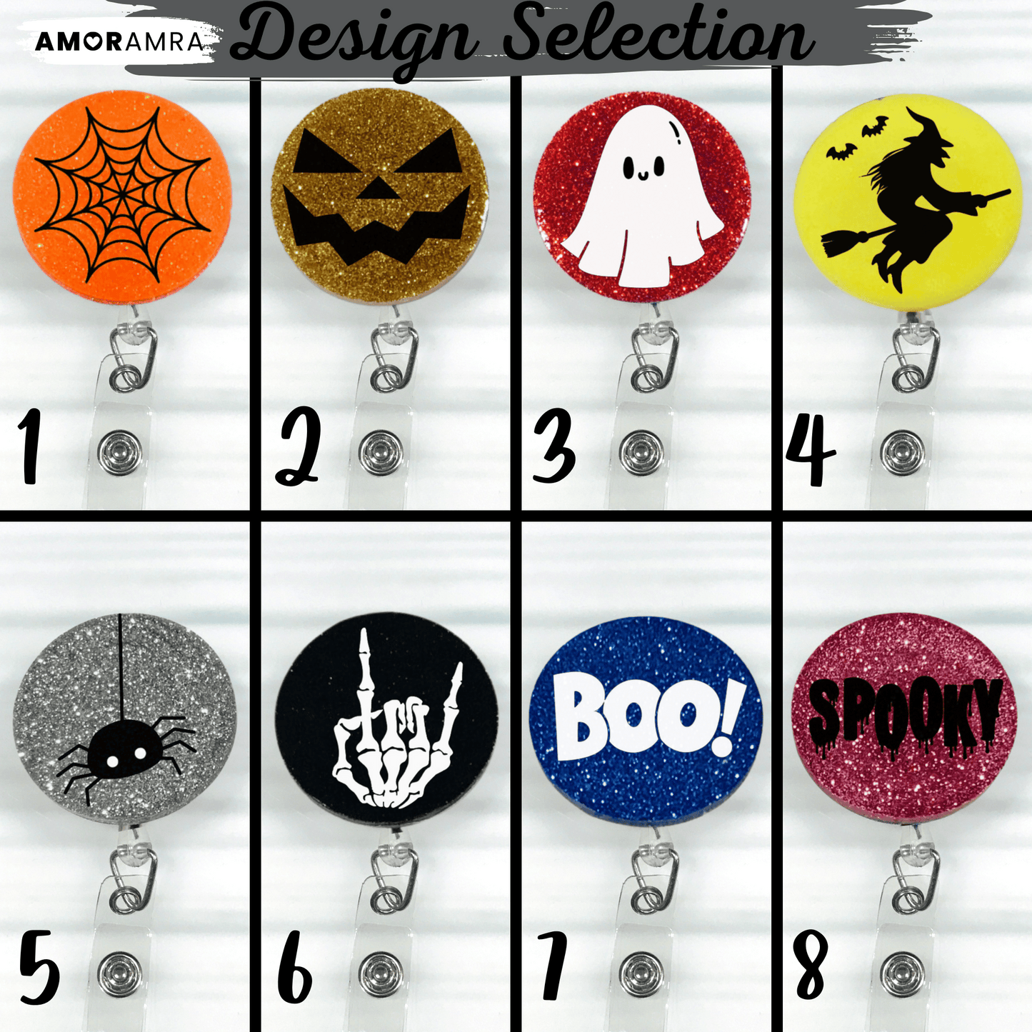 Personalized Halloween Badge Reel
