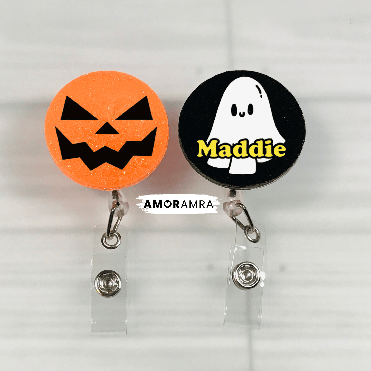 Personalized Halloween Badge Reel