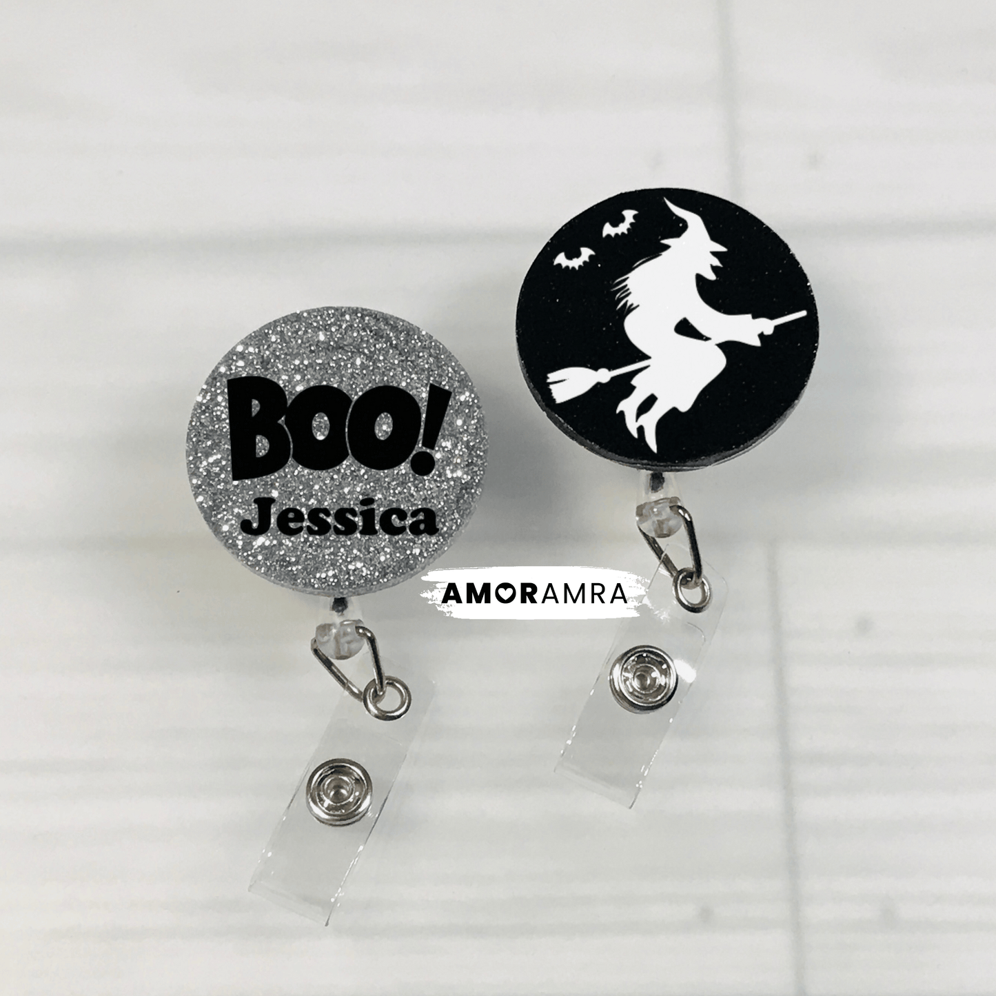 Personalized Halloween Badge Reel