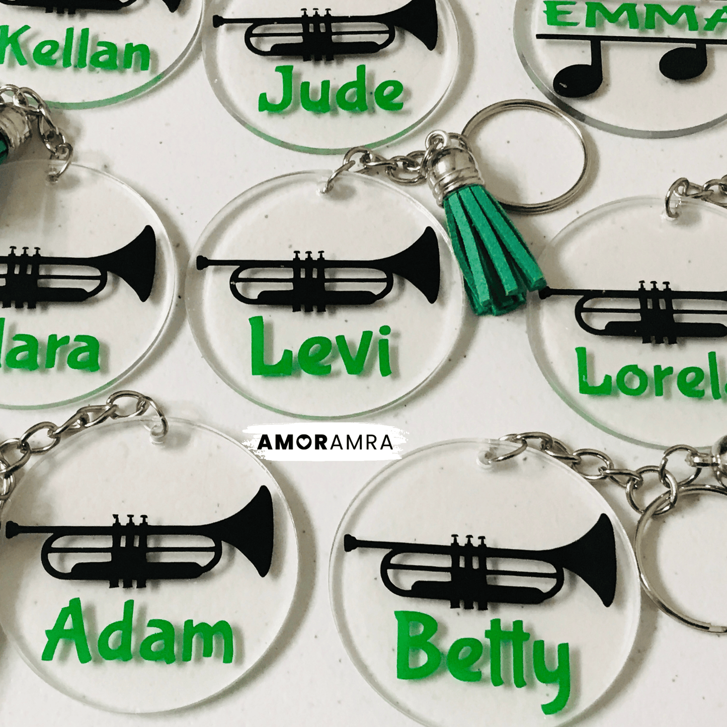 Personalized Marching Band Keychain