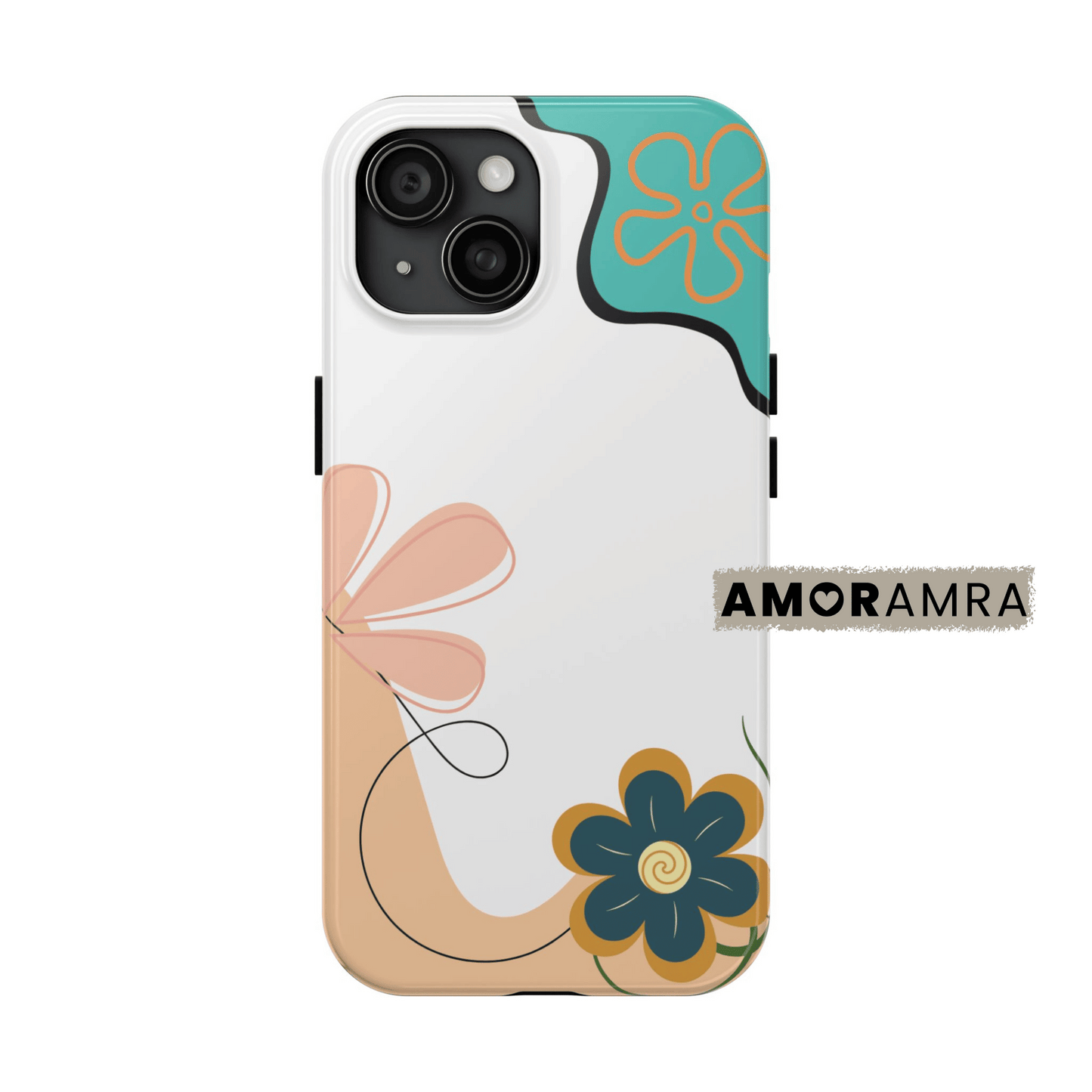 Retro Boho Floral iPhone Case