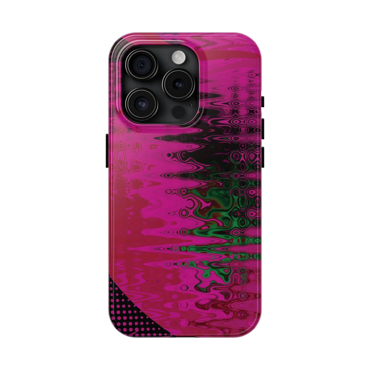 Vibrant Abstract Pink iPhone Case