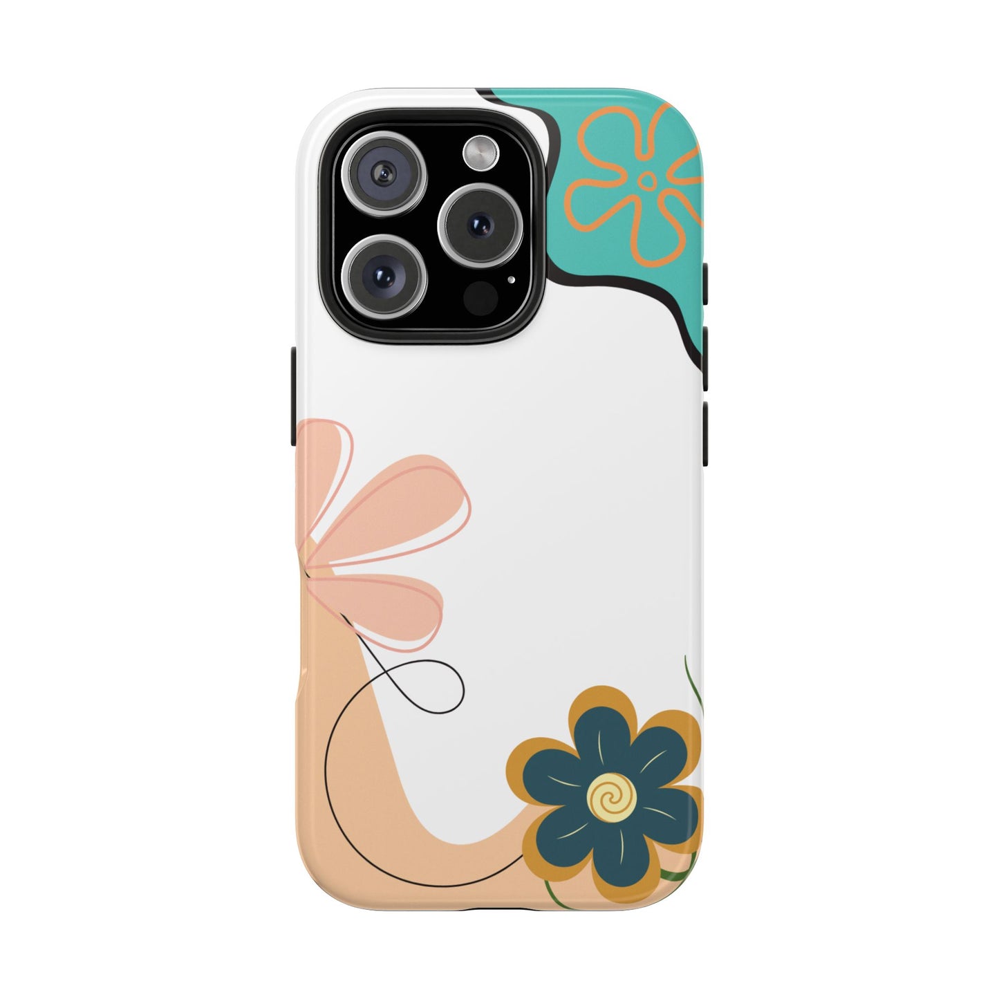Retro Boho Floral iPhone Case