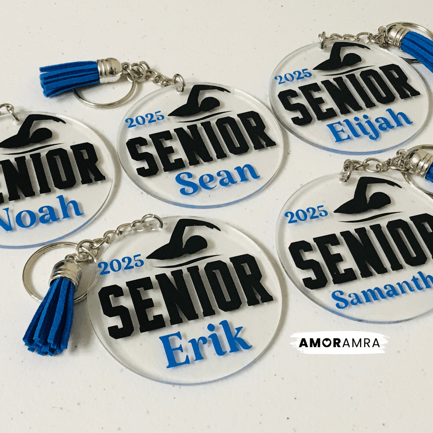 Personalized Swim Keychain | Artistic Swimmer Gift