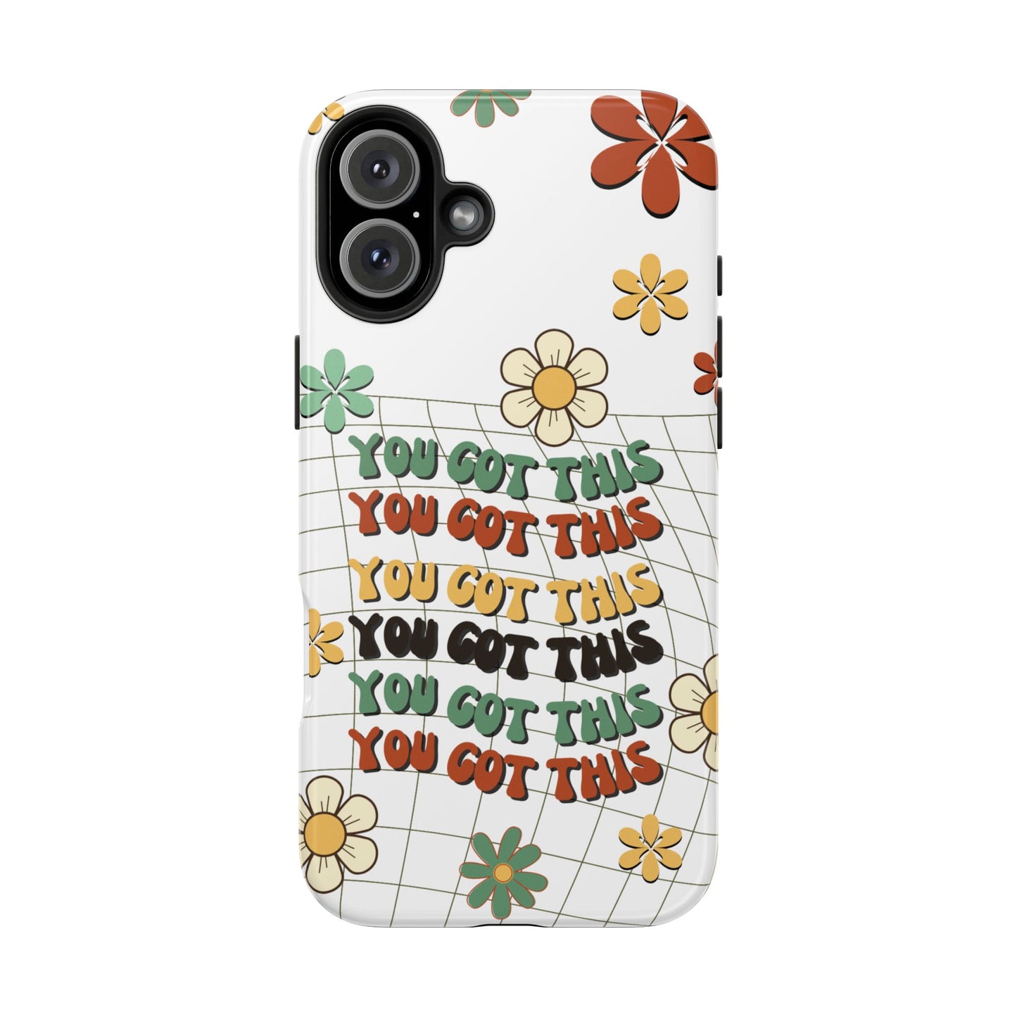 Groovy Retro You Got This iPhone Case