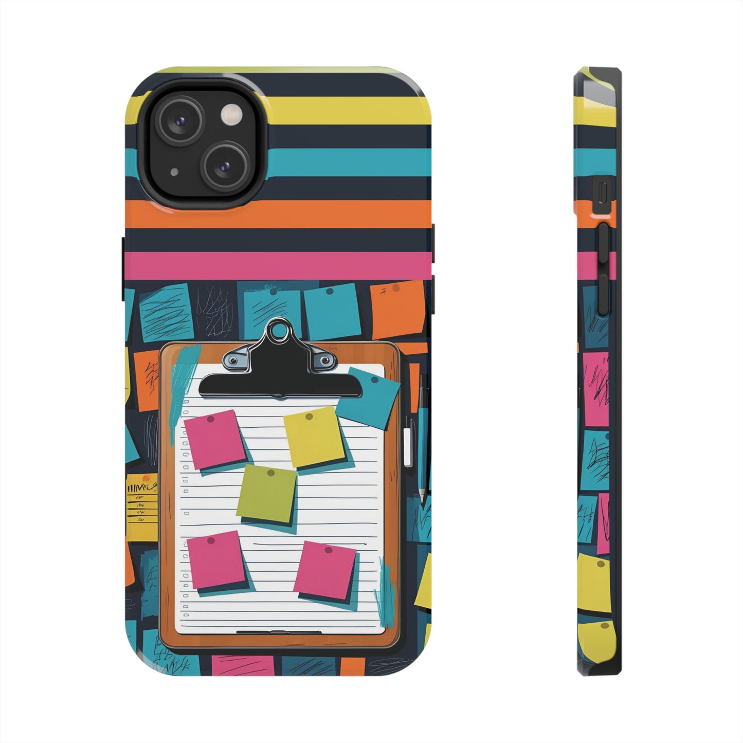 Clipboard Sticky Notes Phone Case