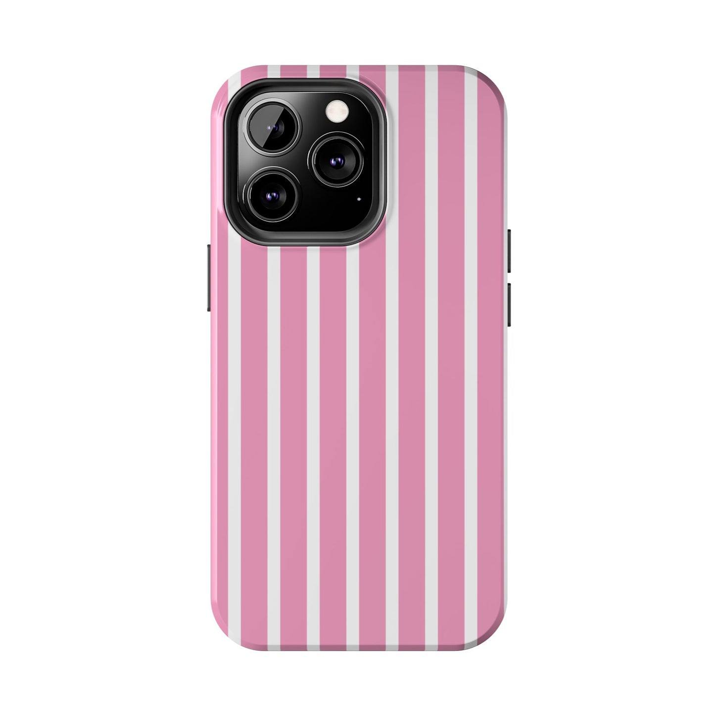 Pink Striped iPhone Case