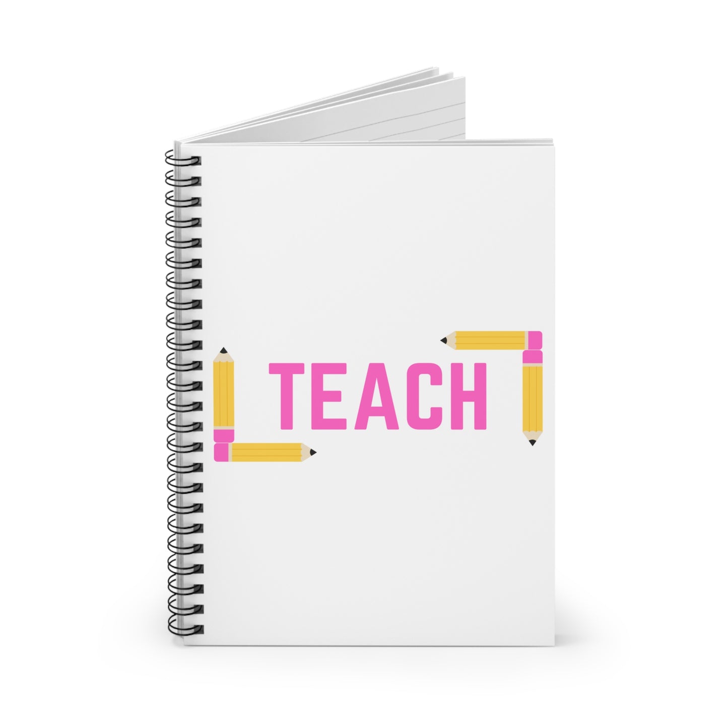 Teach Pencil Border Notebook