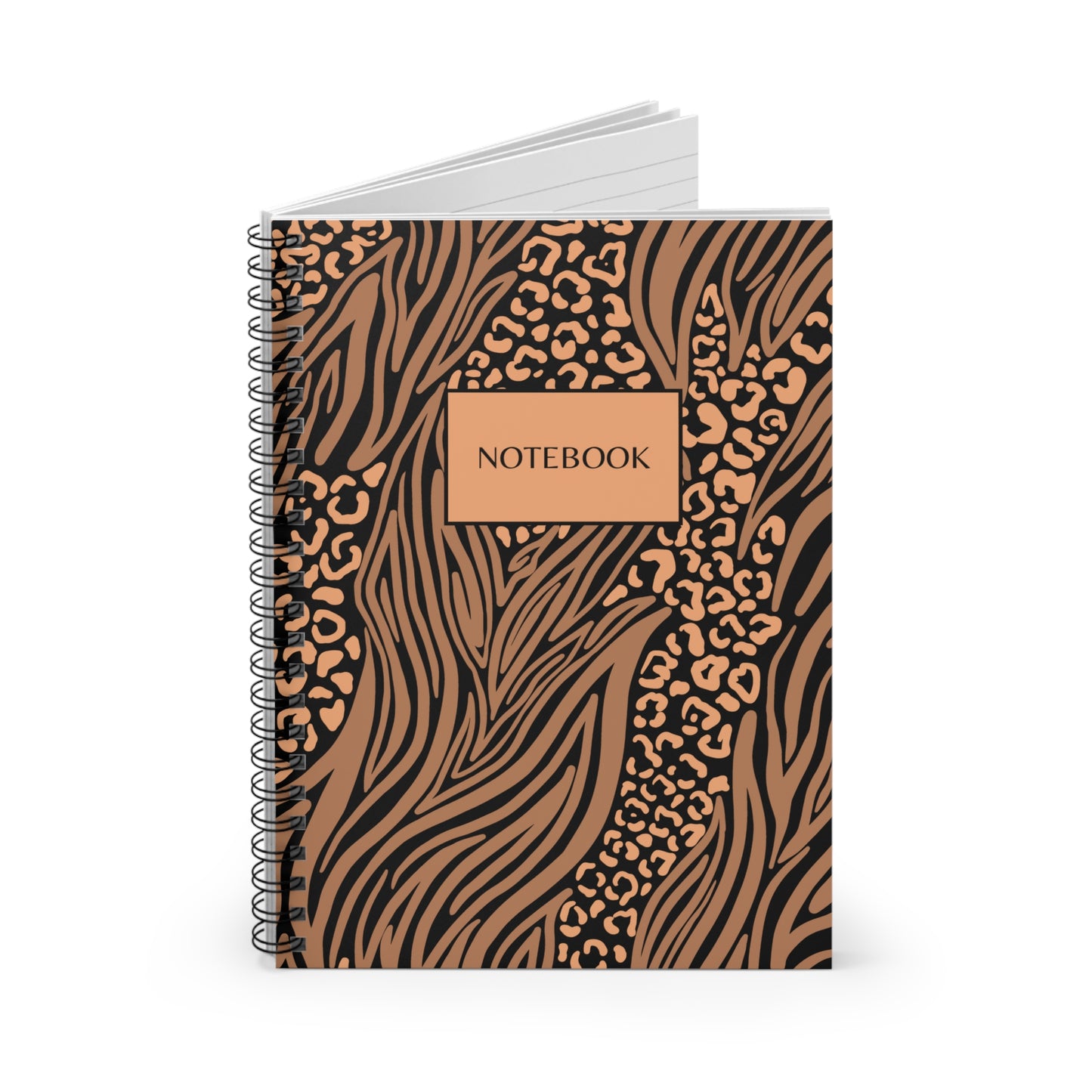 Orange Animal Prints Notebook